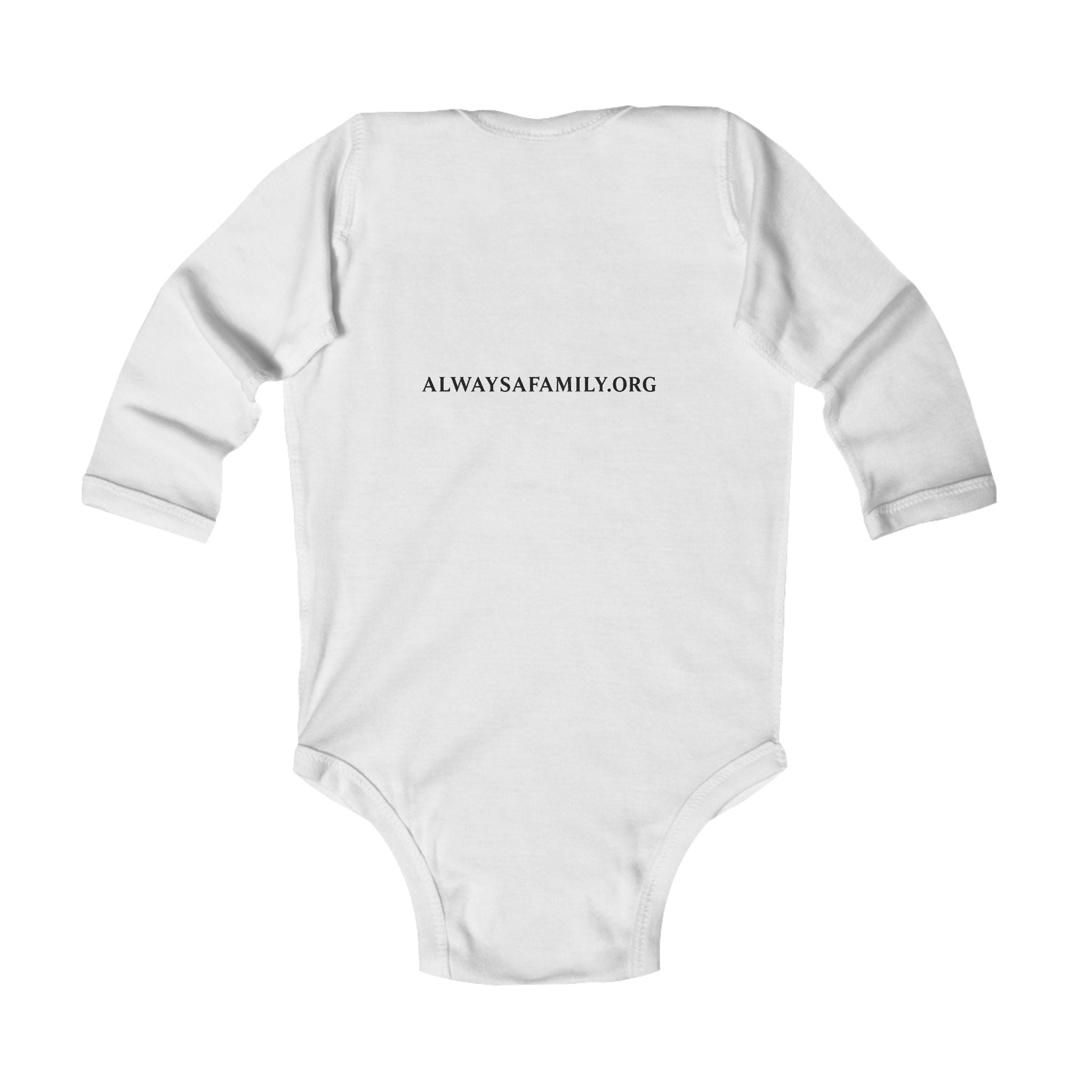 Always Family Infant Bodysuit – Cute Heart & Moose Baby One-Piece