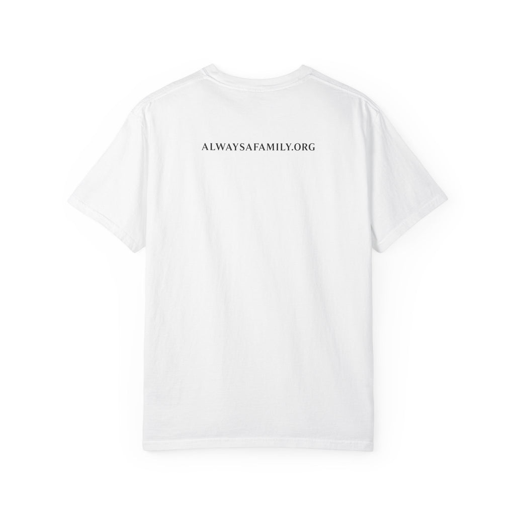 Always a Family Patriotic T-Shirt — American Flag antler Graphic Tee