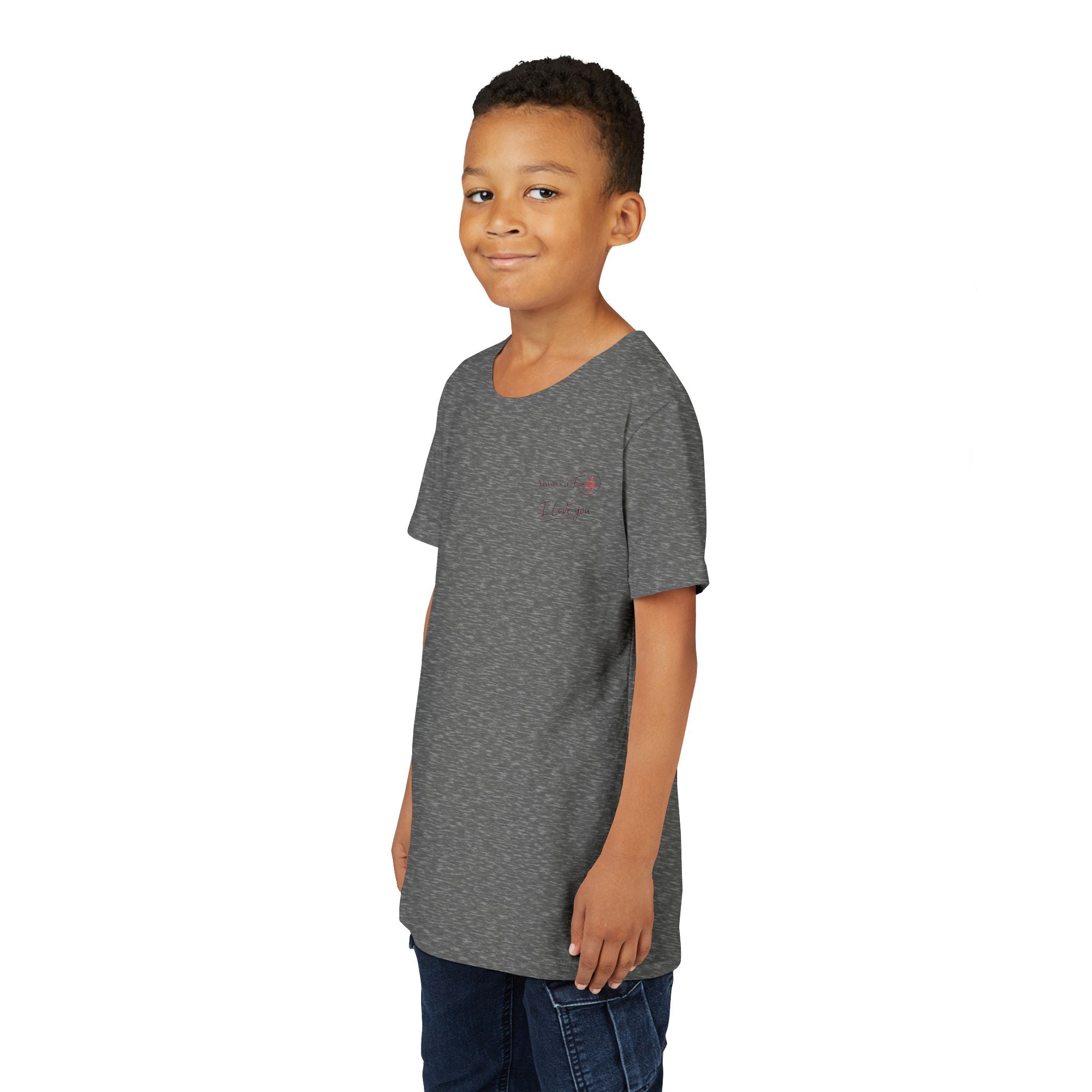 Always A Family Youth Tee — "Always A Family" Antler Logo Kids T-Shirt