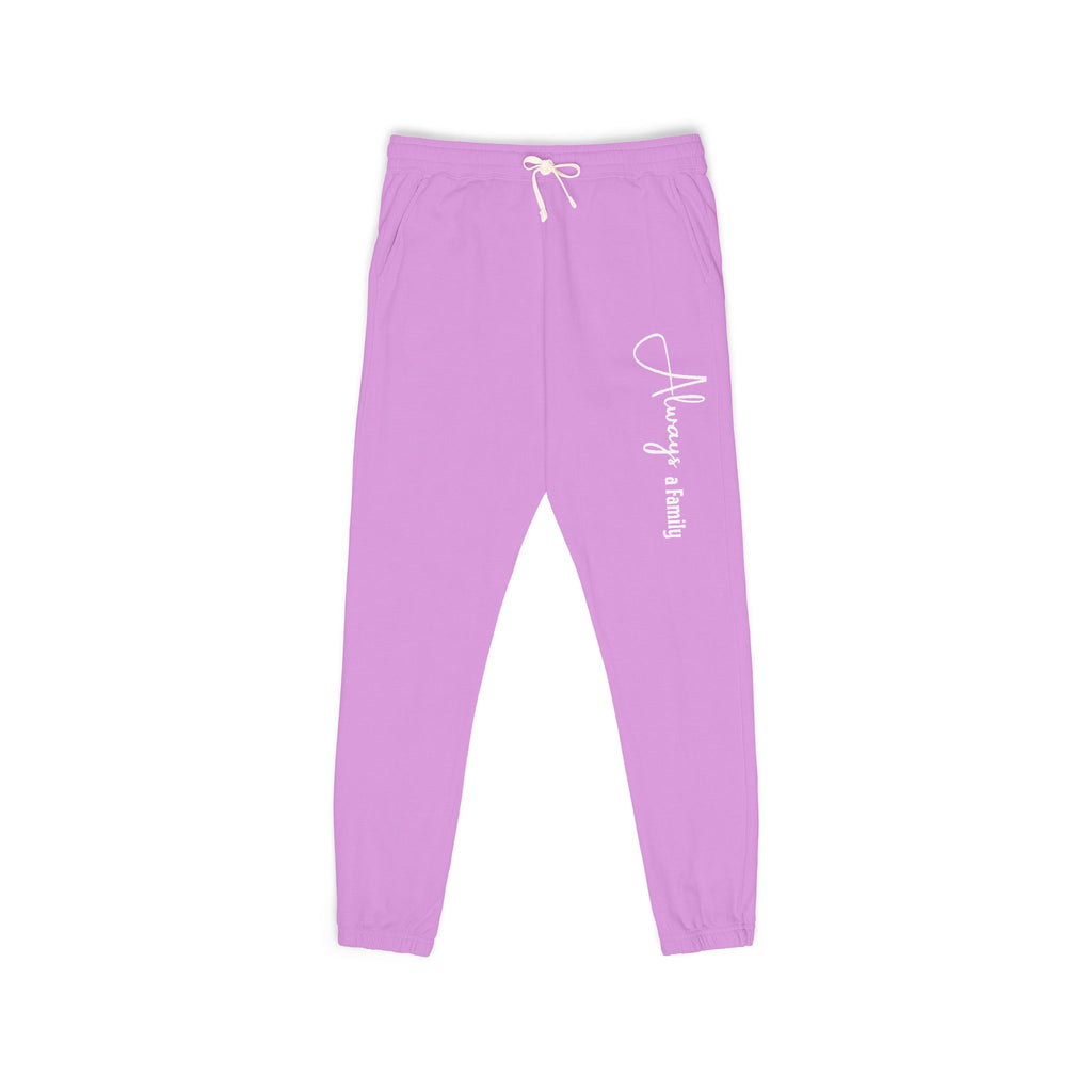 Everyday Cozy Sweatpants — "Always a Family" Script Joggers
