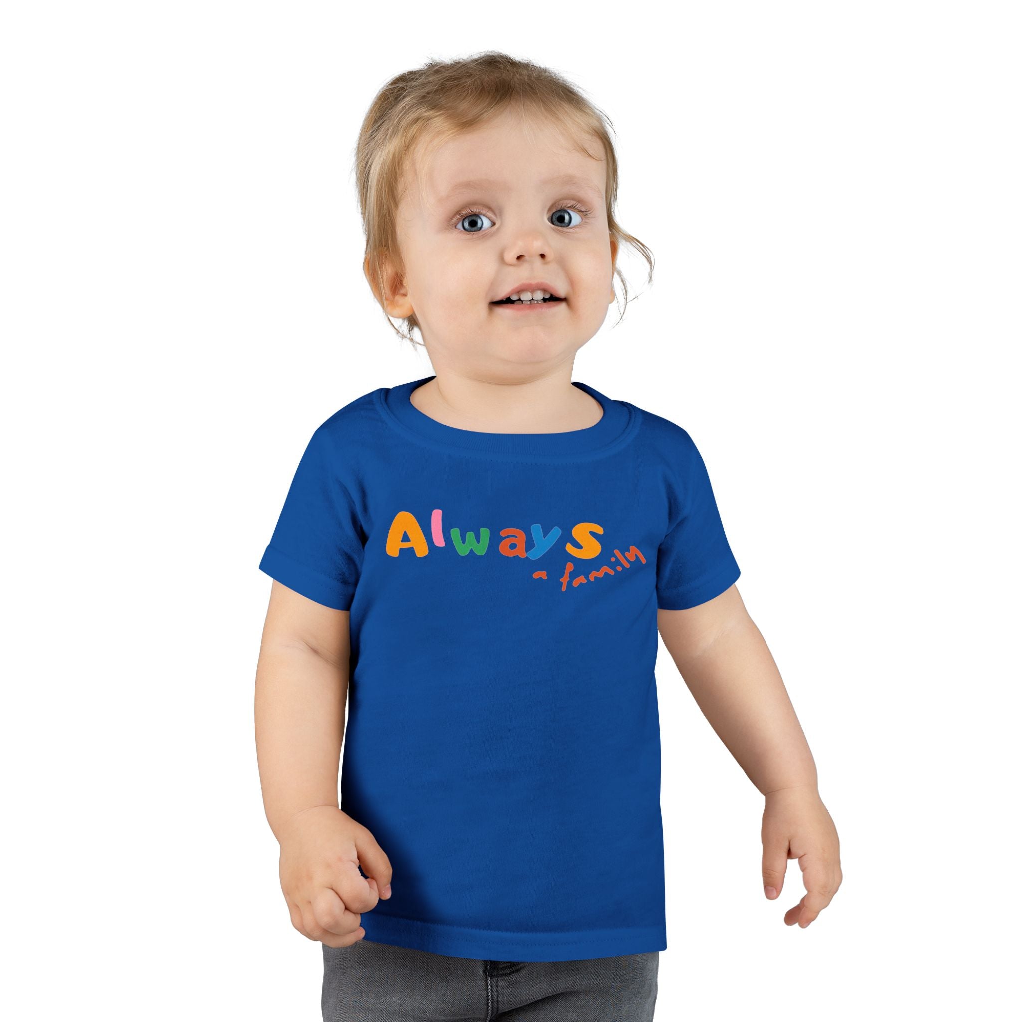 Toddler T‑Shirt — "Always" Colorful Handwritten Kids Tee
