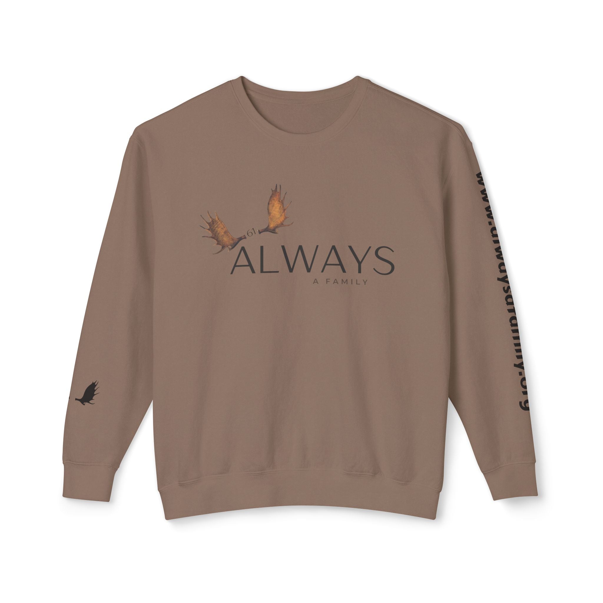 Once a family, always a family crewneck