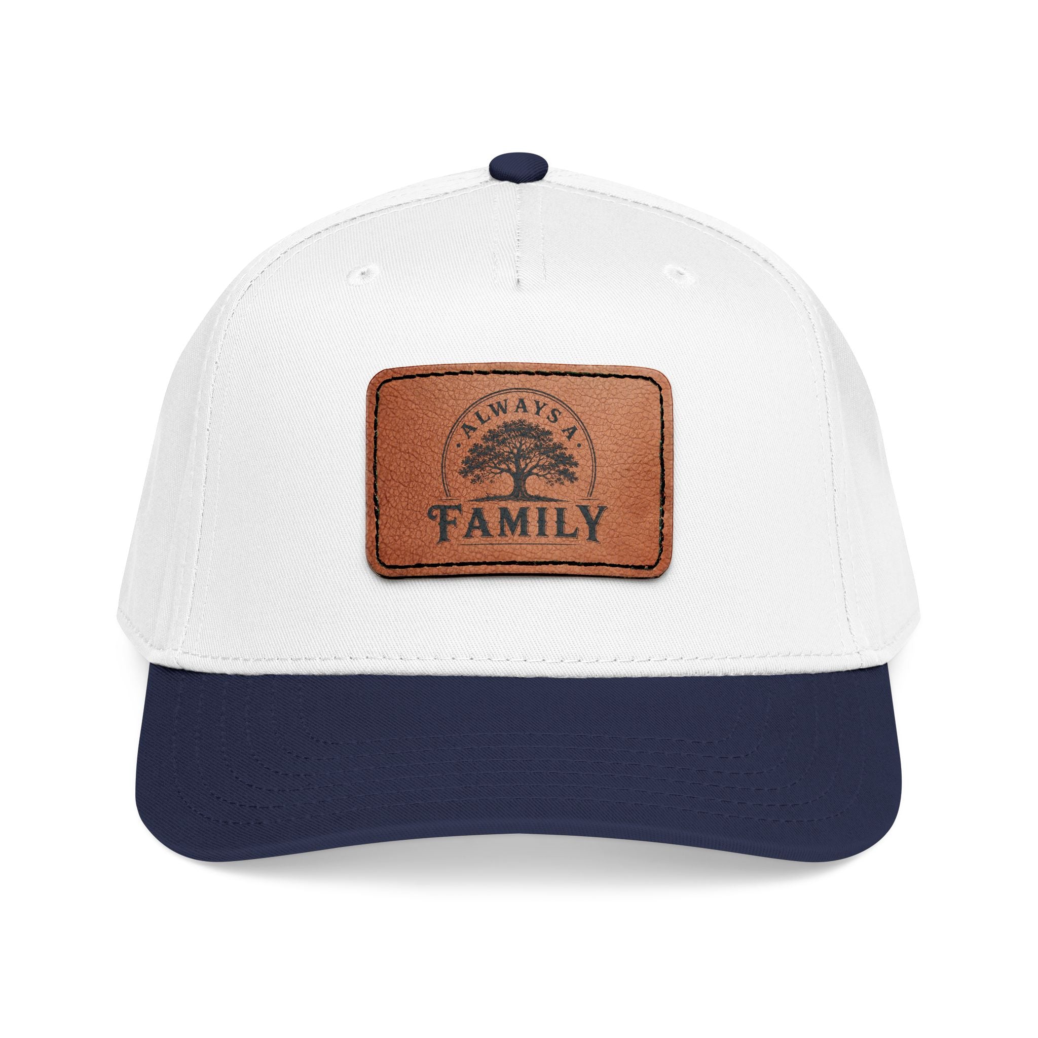 Leather Patch Baseball Cap