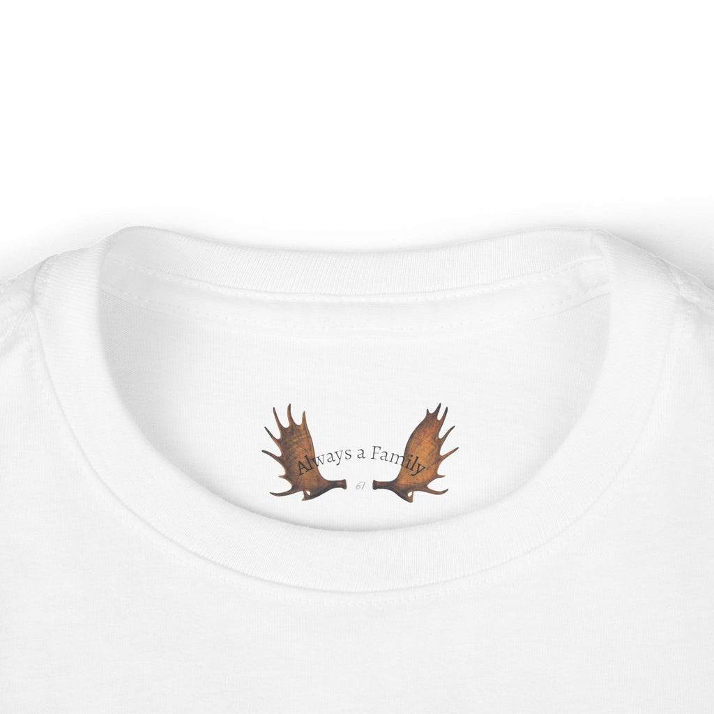 Toddler Long Sleeve Tee - 'Always a Family' Heart Watercolor Kids Shirt