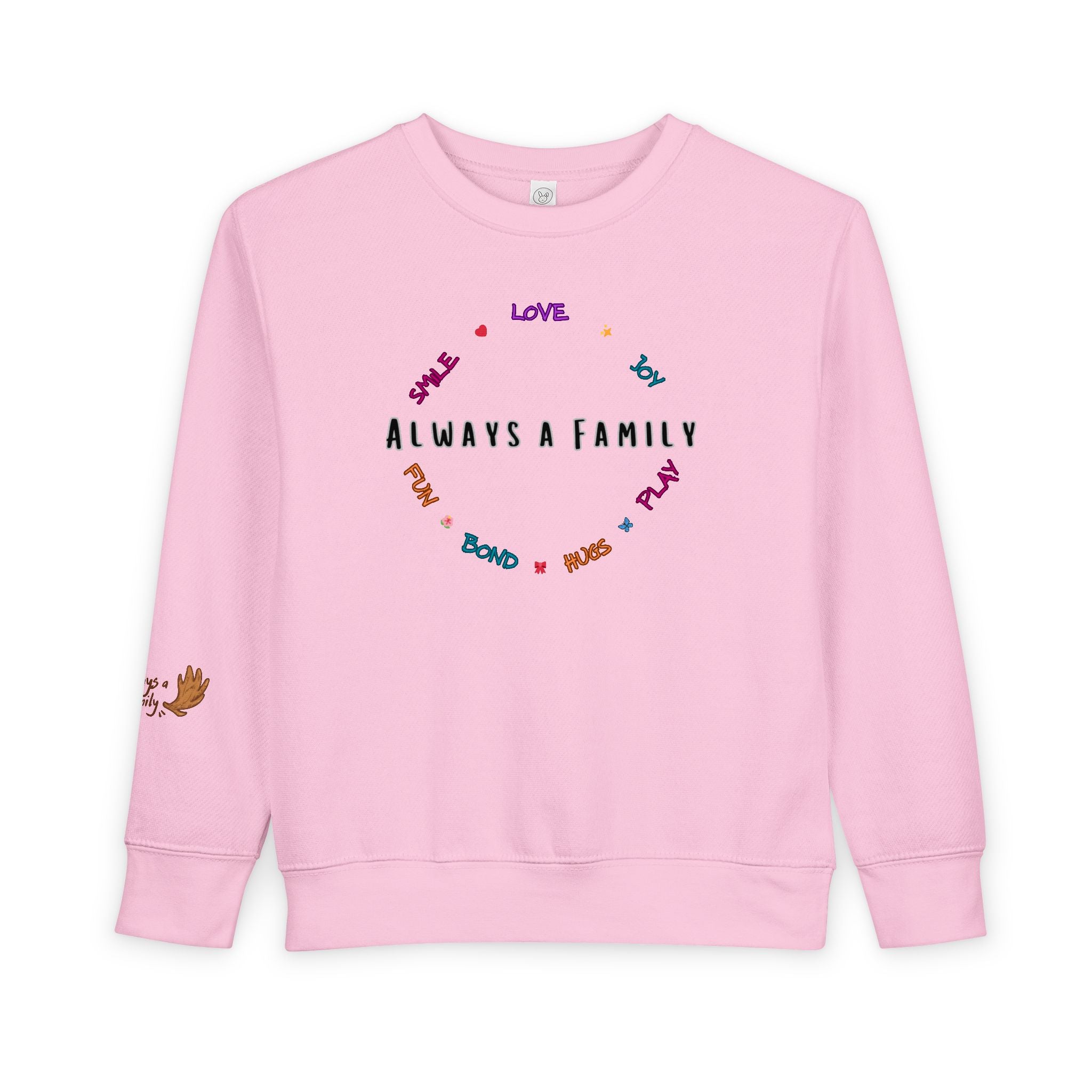 Always a Family Kids Crewneck