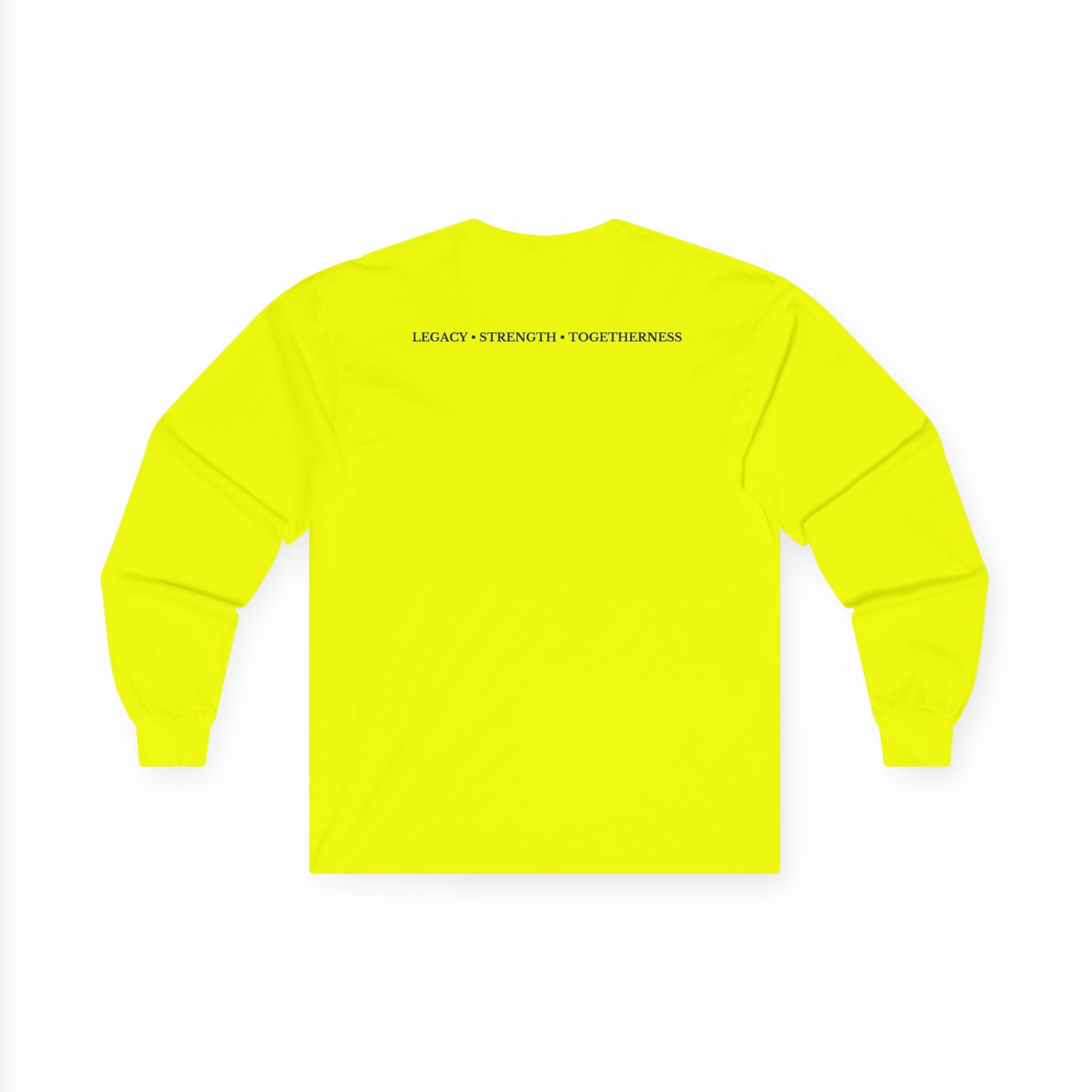 Family Silhouette Long Sleeve Tee — "Always A Family" Outdoor Design
