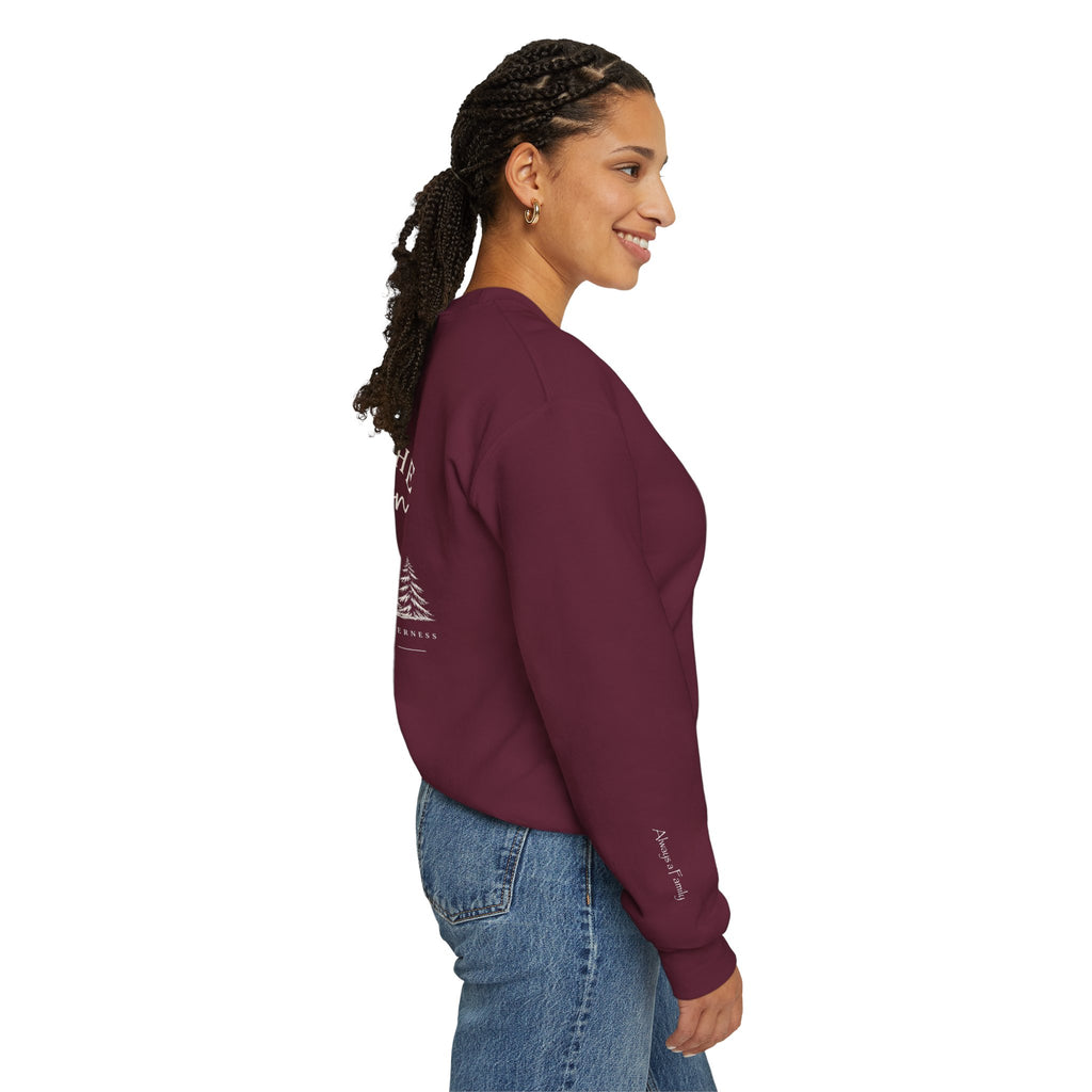 Family Is the Tradition Christmas Sweatshirt – "Always a Family" Crewneck