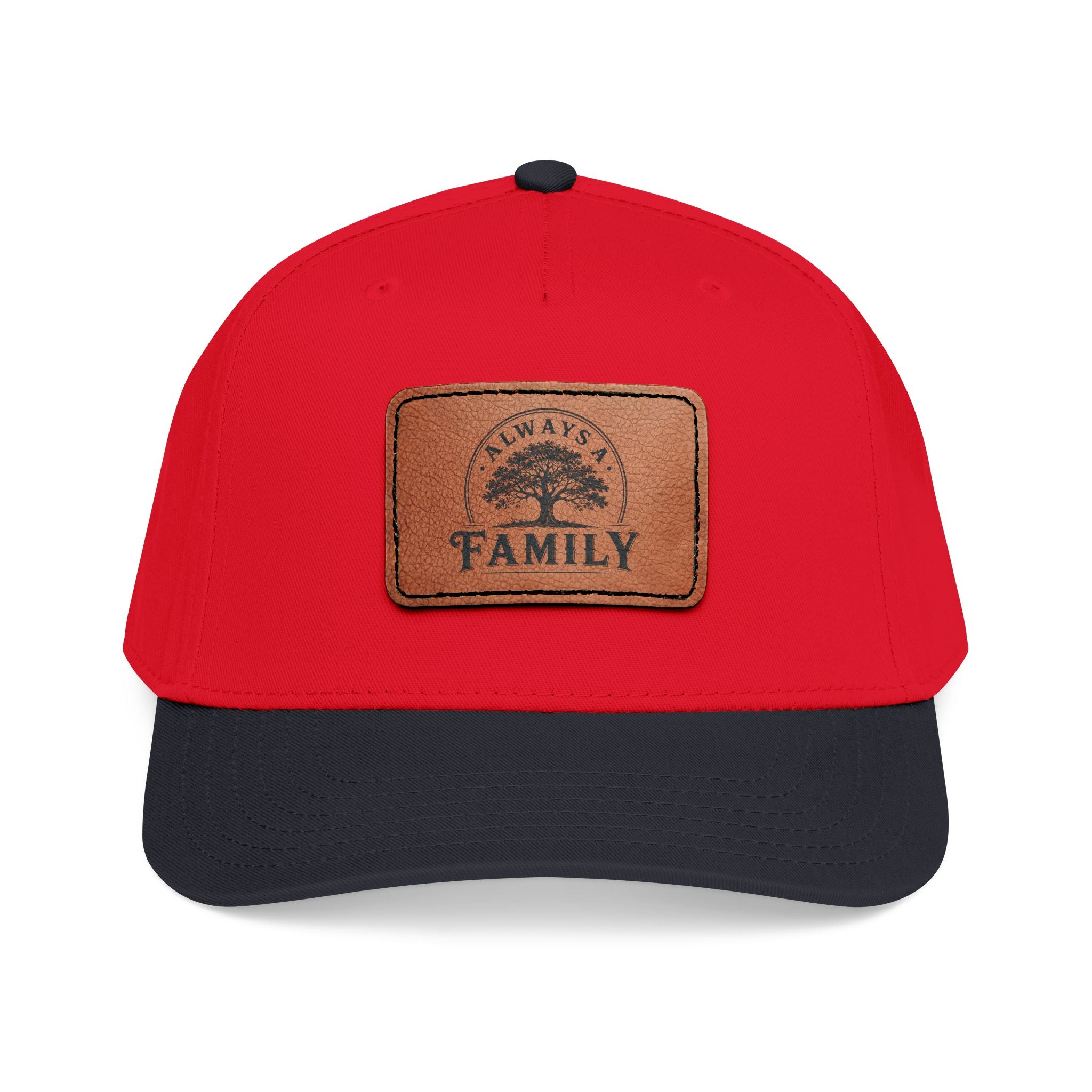 Leather Patch Baseball Cap