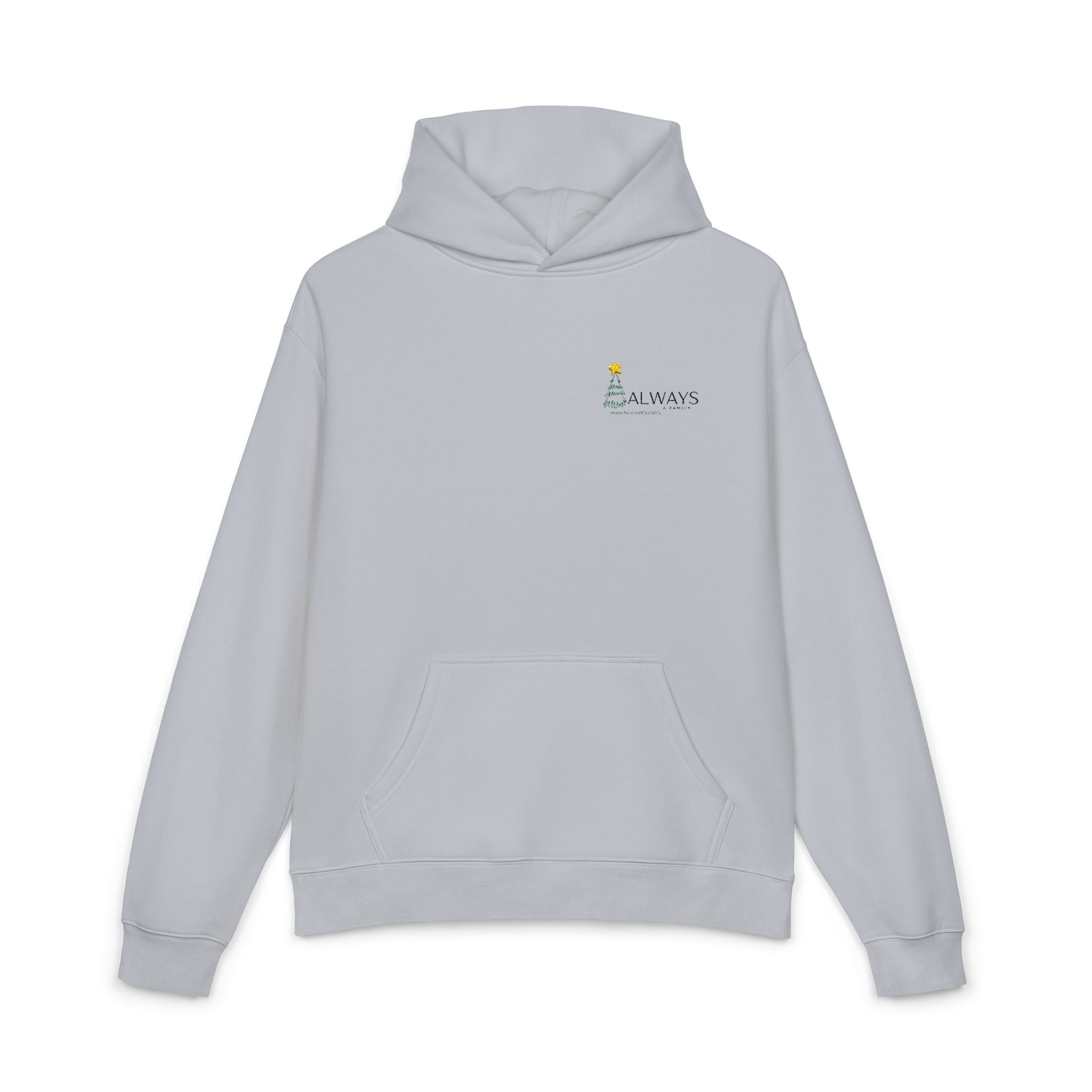 Relaxed Christmas Embroidery Hoodie