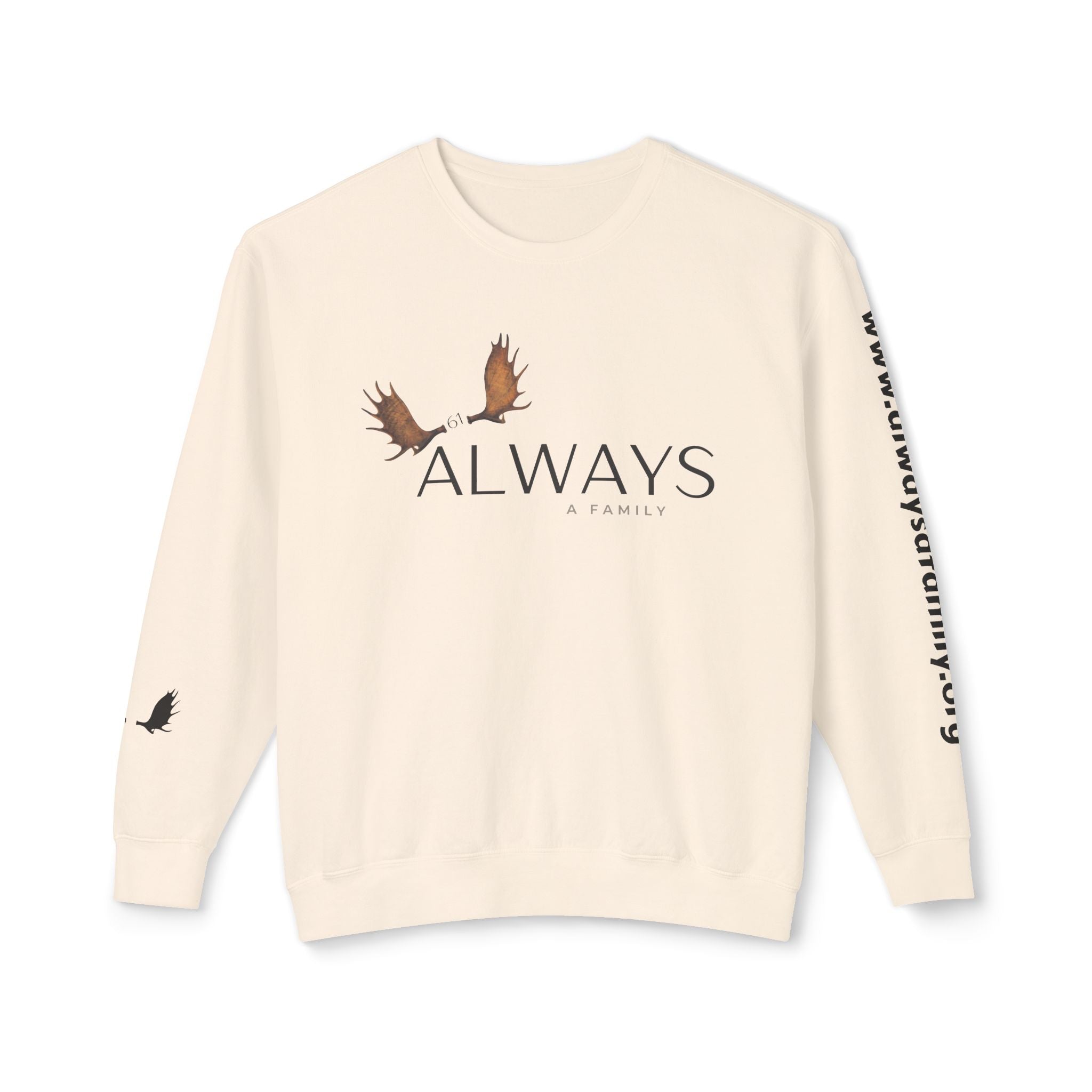 Once a family, always a family crewneck