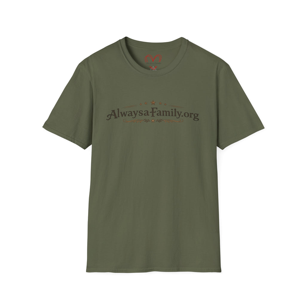 Always a Family.org T-Shirt — Family Support & Togetherness Tee