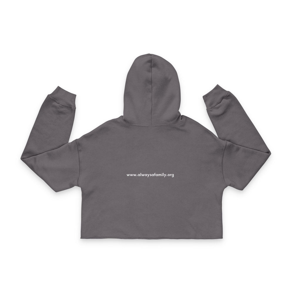 Cropped Hoodie — "Always A Family" Logo Women's Cropped Hoodie