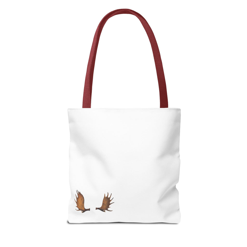 Tote — "Always a Family" Moose Antler Accent Tote Bag