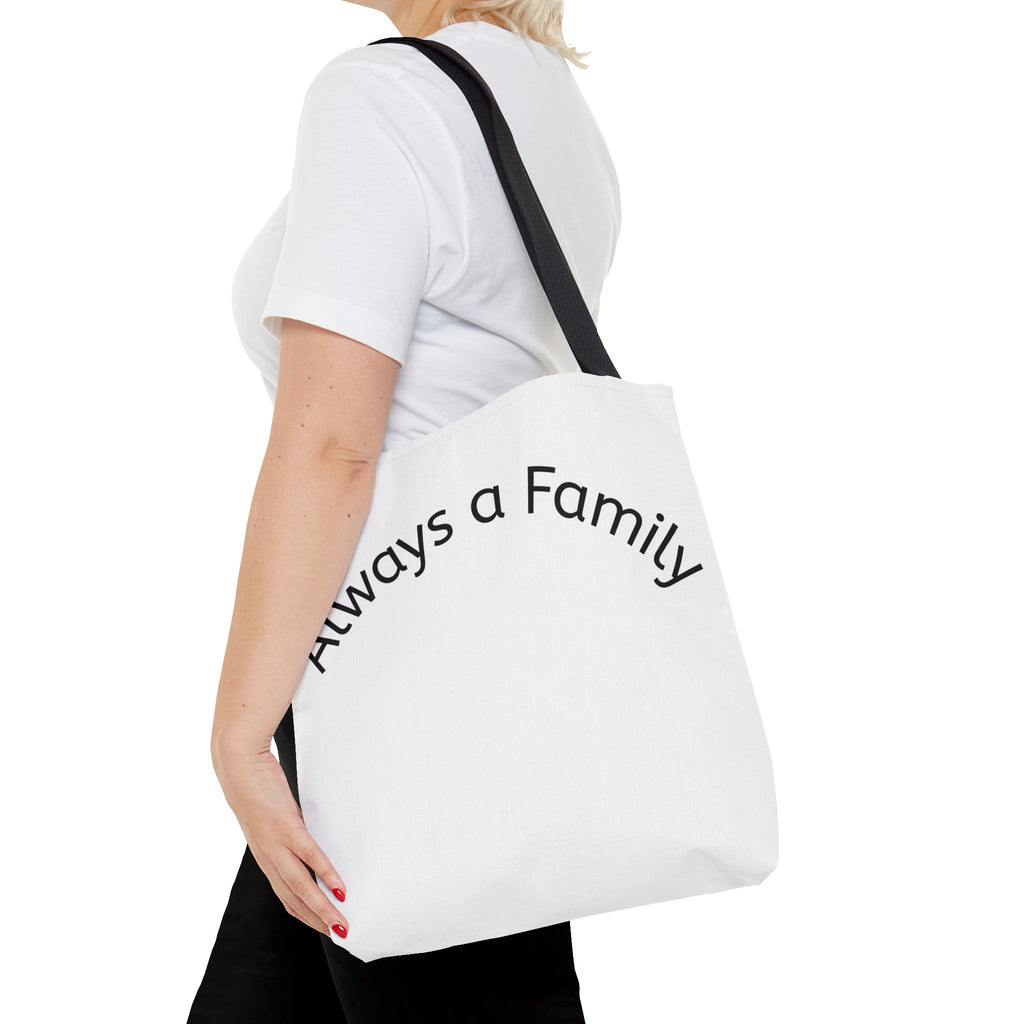 Tote — "Always a Family" Moose Antler Accent Tote Bag