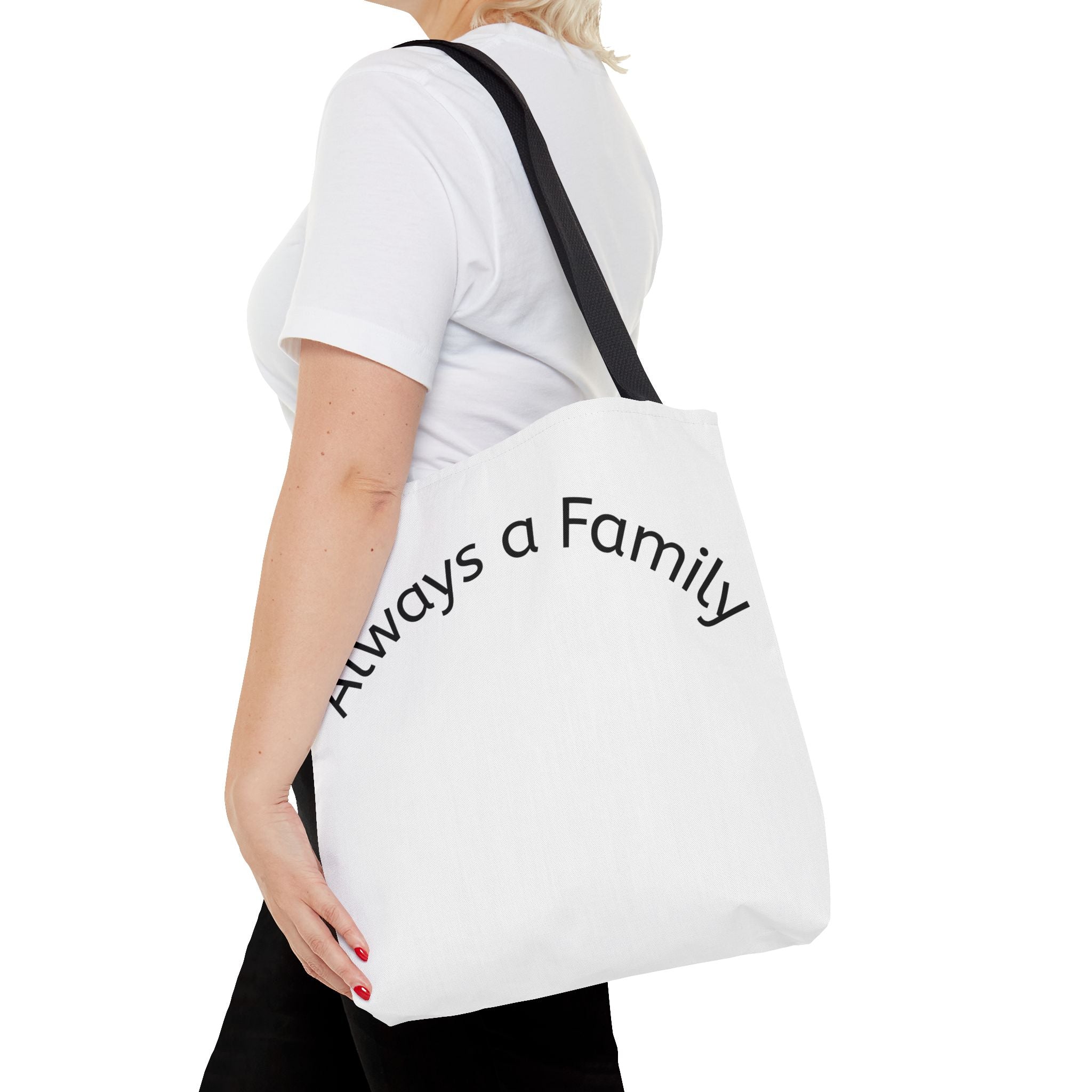 Tote — "Always a Family" Moose Antler Accent Tote Bag