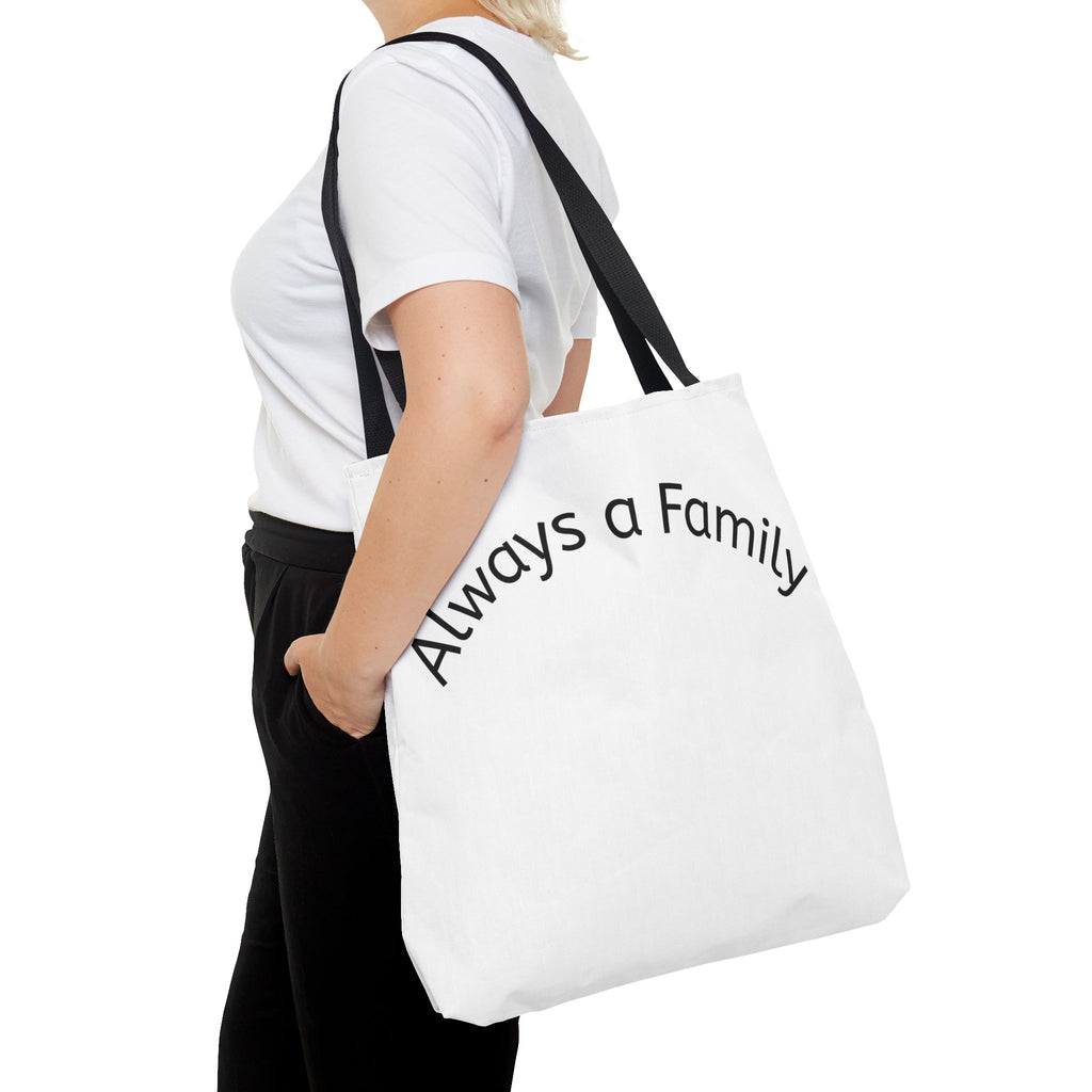 Tote — "Always a Family" Moose Antler Accent Tote Bag