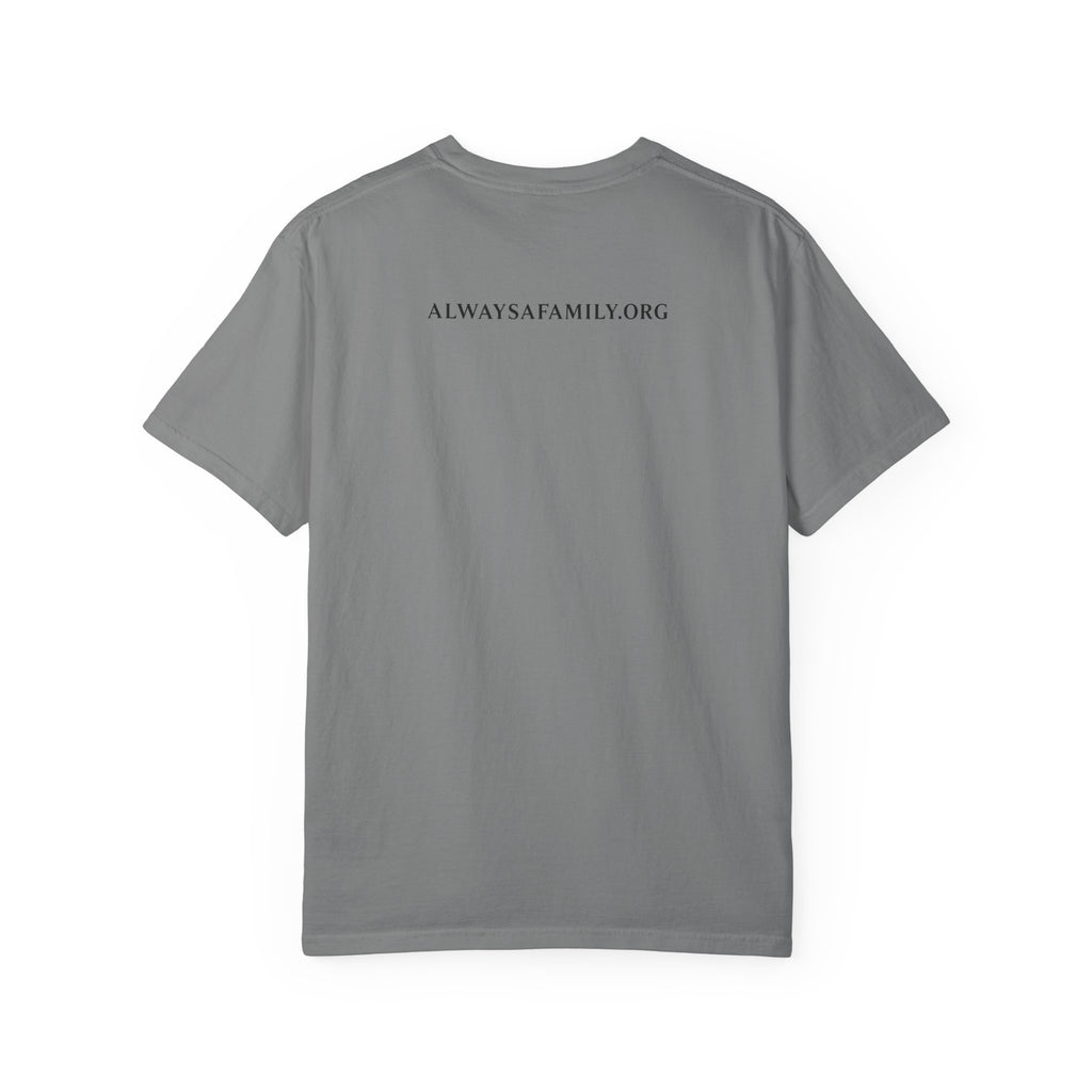Always a Family Patriotic T-Shirt — American Flag antler Graphic Tee