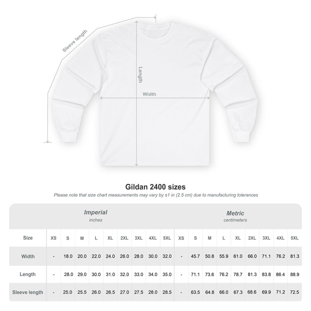 Family Silhouette Long Sleeve Tee — "Always A Family" Outdoor Design
