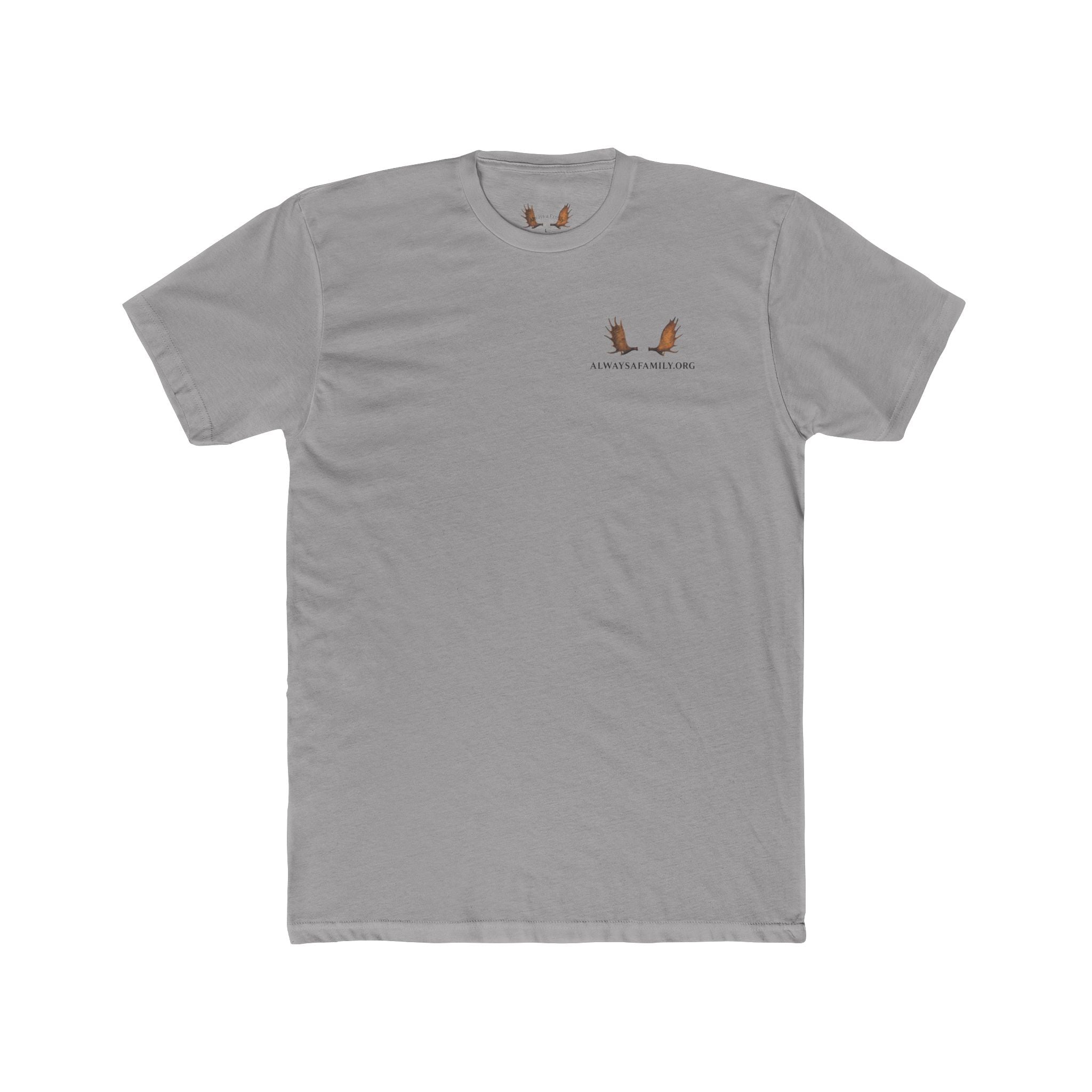 Always A Family T-Shirt — Antler Heart Logo Crew Tee