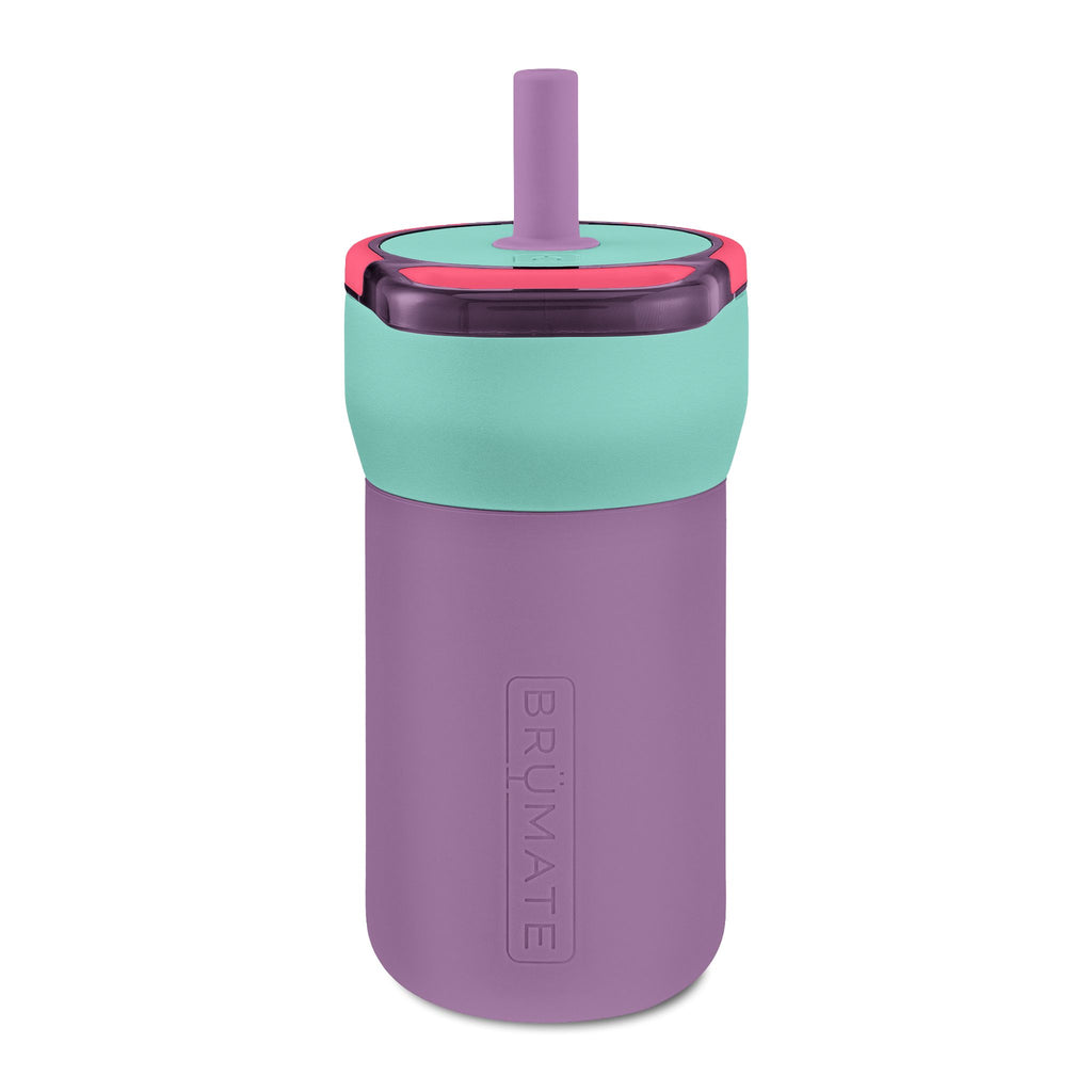 Kids 12oz Leakproof Straw Tumbler — 'Always a Family' Engraved Kids Water Bottle