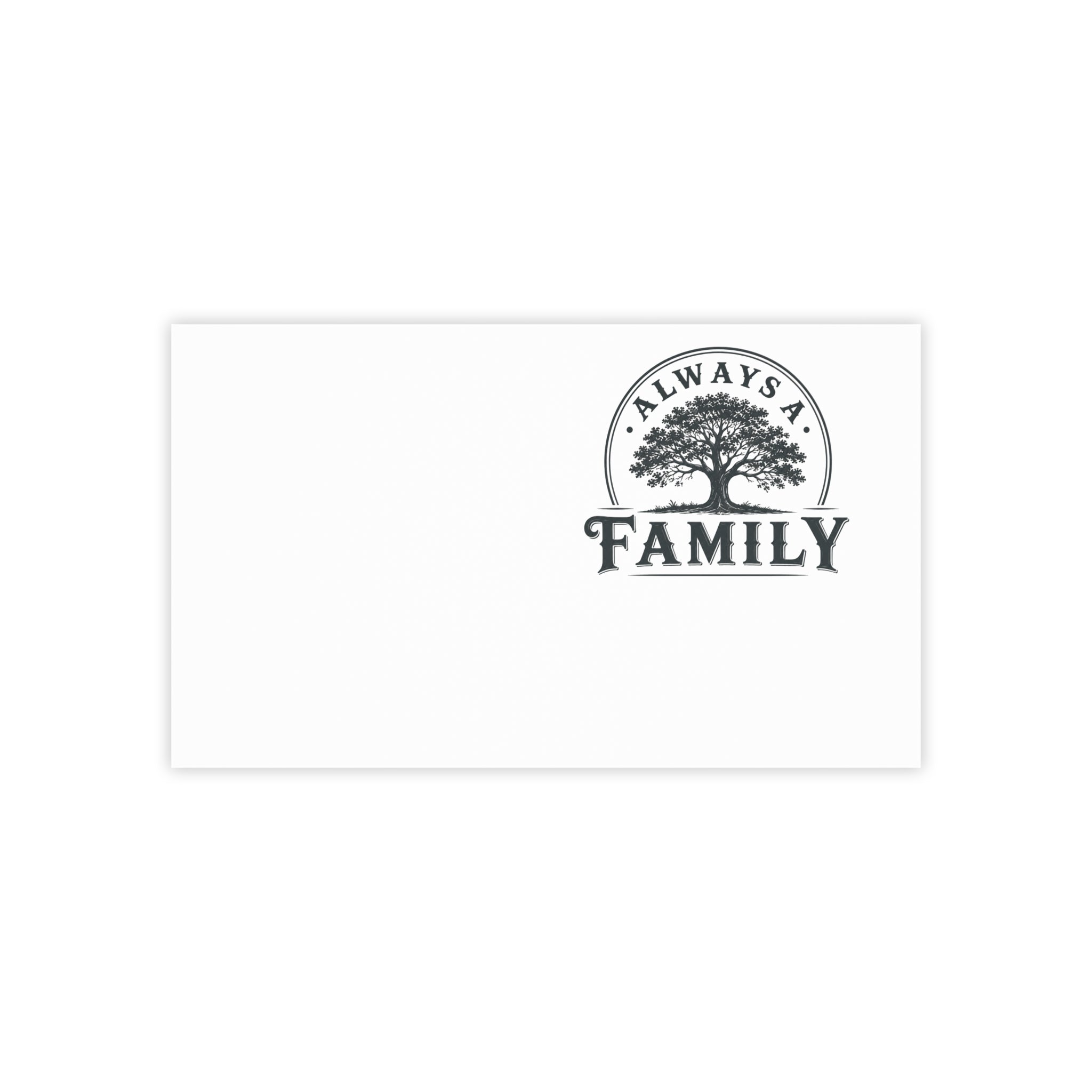 Always a Family Post-it Note Pad — Tree Logo Sticky Notes for Home & Family