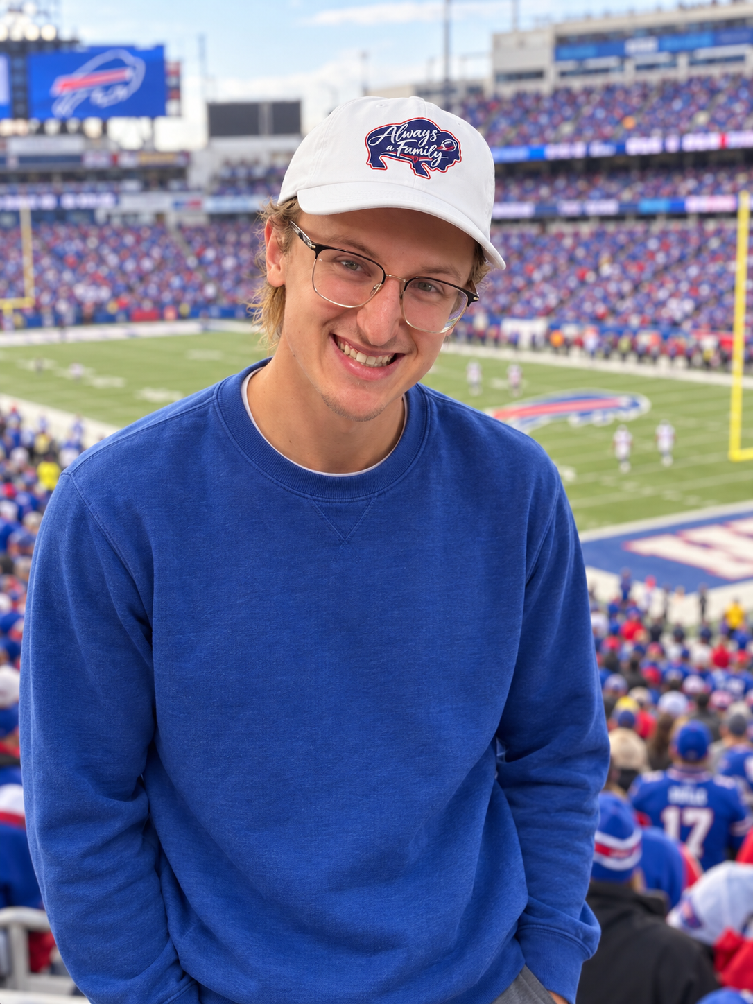 Always a Family Buffalo Dad Cap