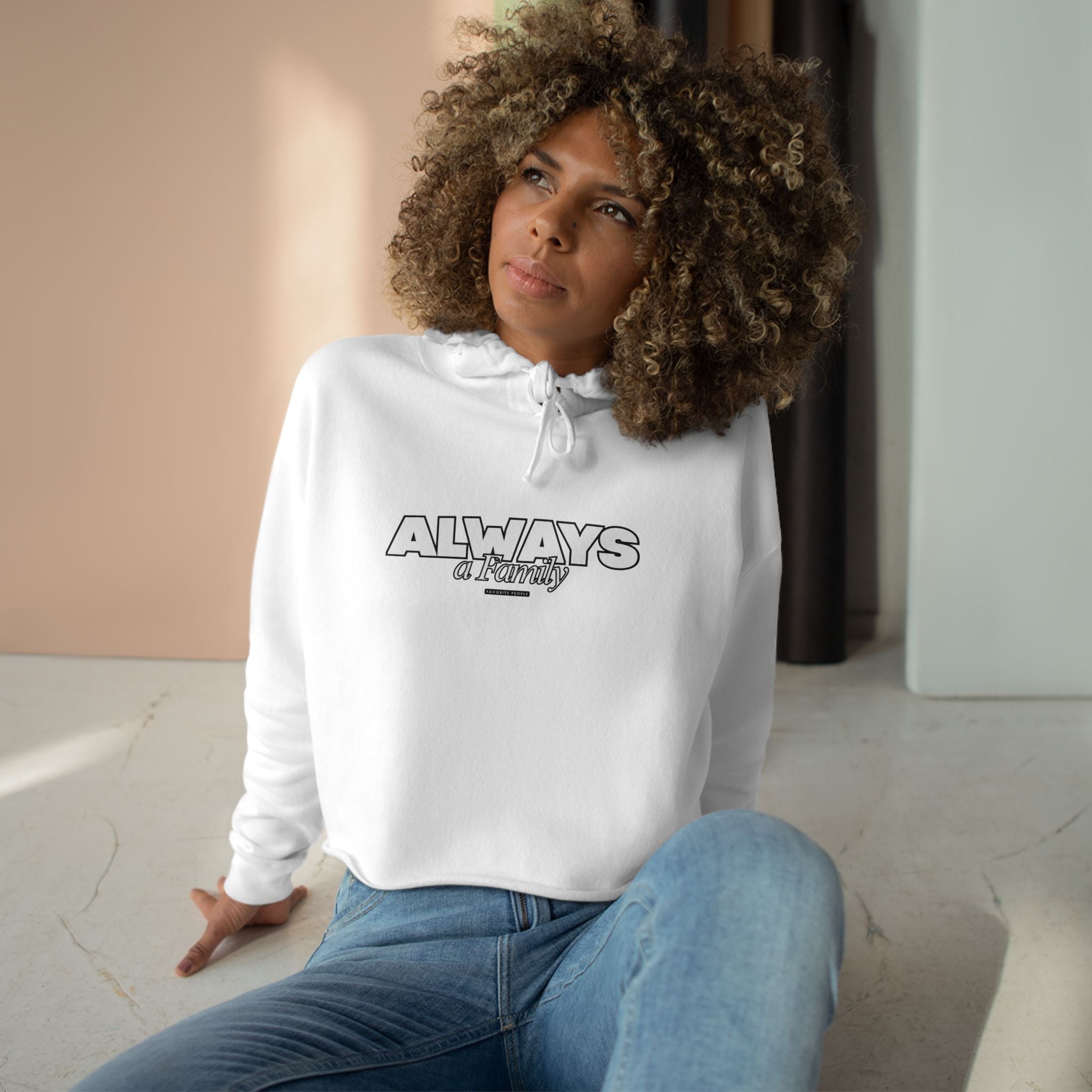 Always A Winner Cropped Hoodie — Favorite People