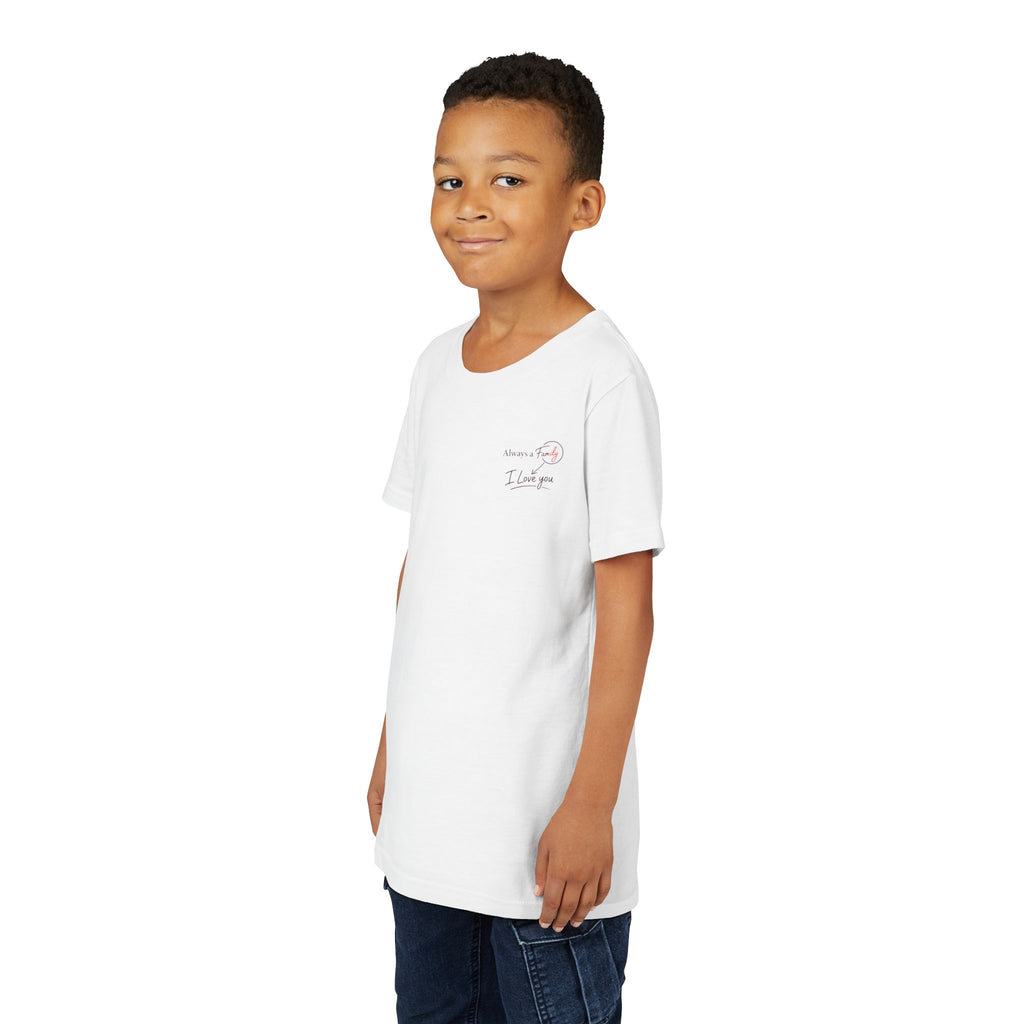 Always A Family Youth Tee — "Always A Family" Antler Logo Kids T-Shirt