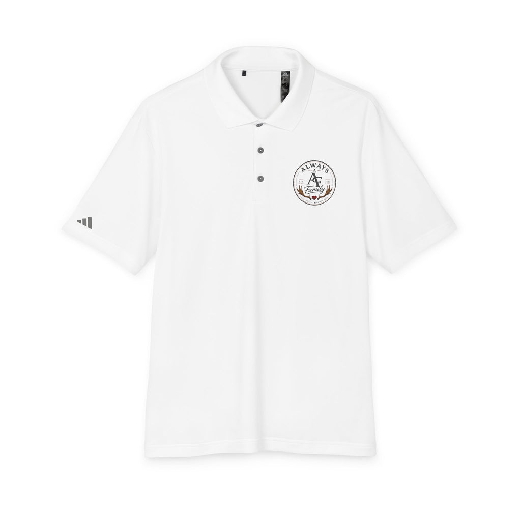 Embroidered Anchor Polo Shirt —AF Logo Performance Golf Polo