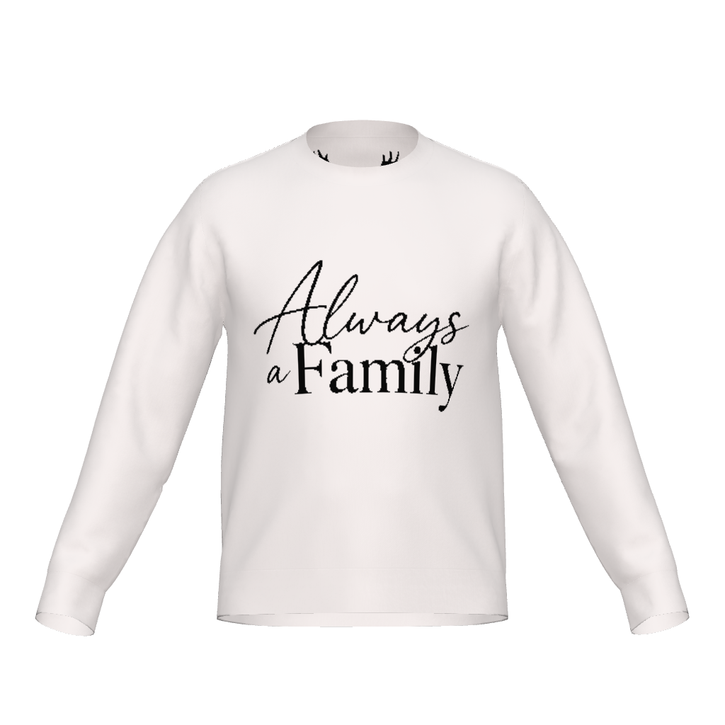 Always a Family Moose Knit