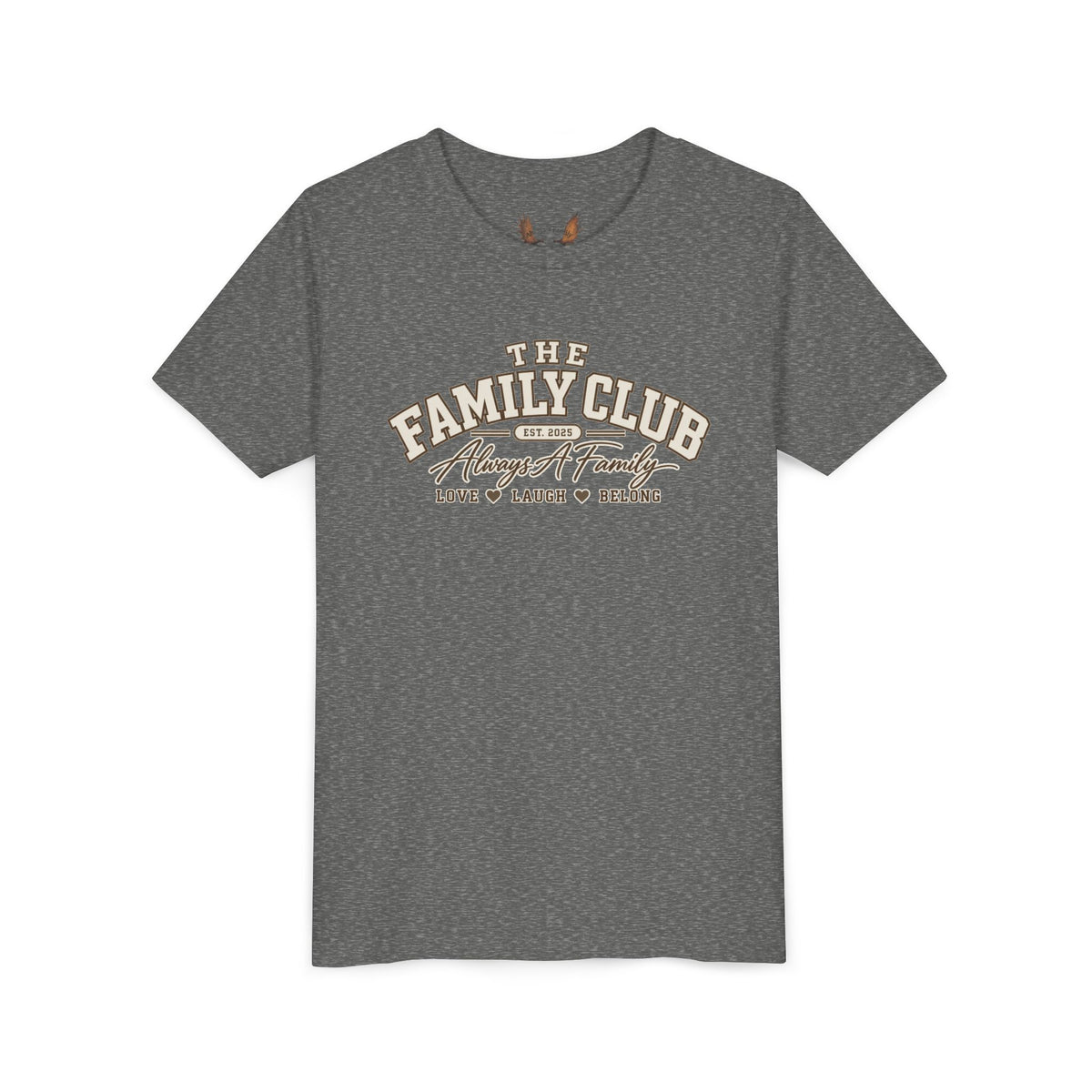 Youth Tee – "The Family Club" Always A Family Kids' Shirt
