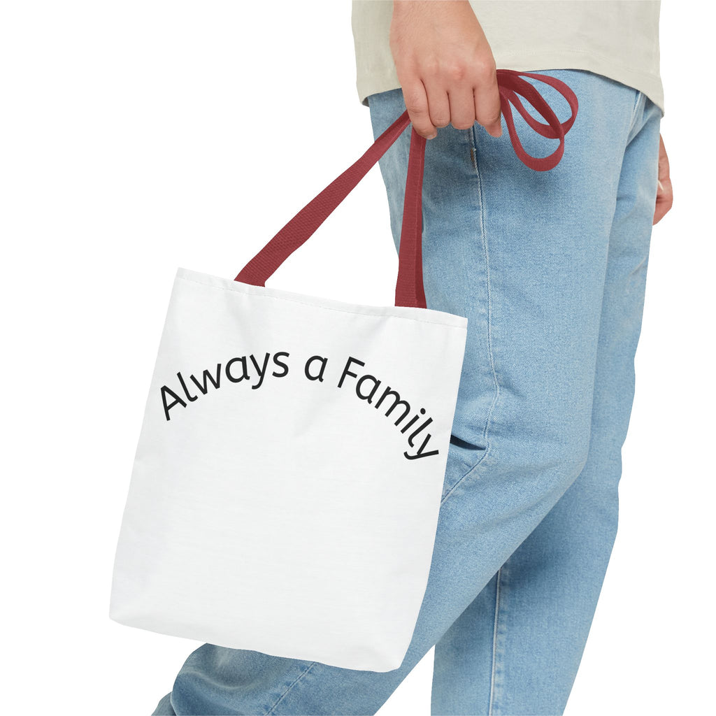 Tote — "Always a Family" Moose Antler Accent Tote Bag