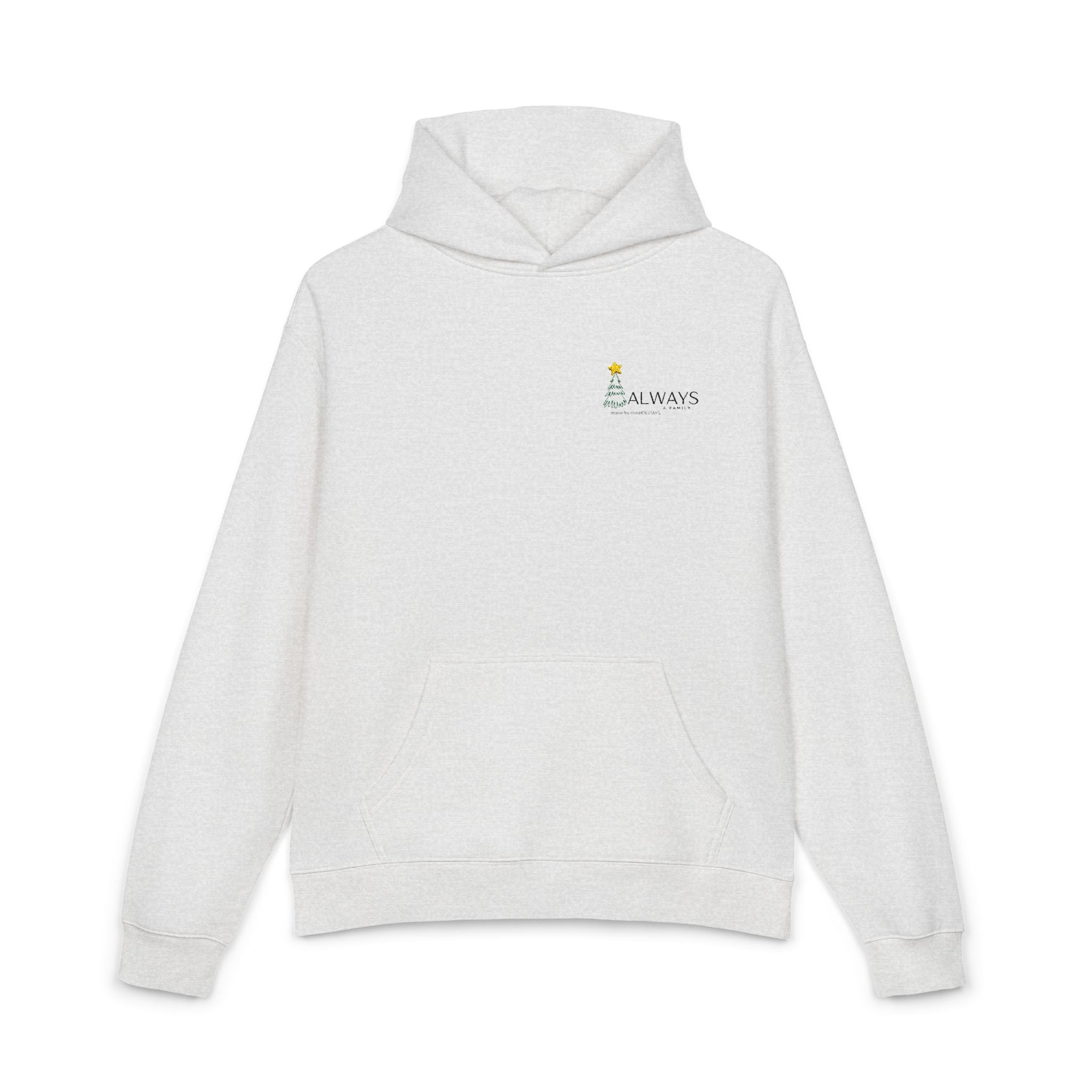 Relaxed Christmas Embroidery Hoodie