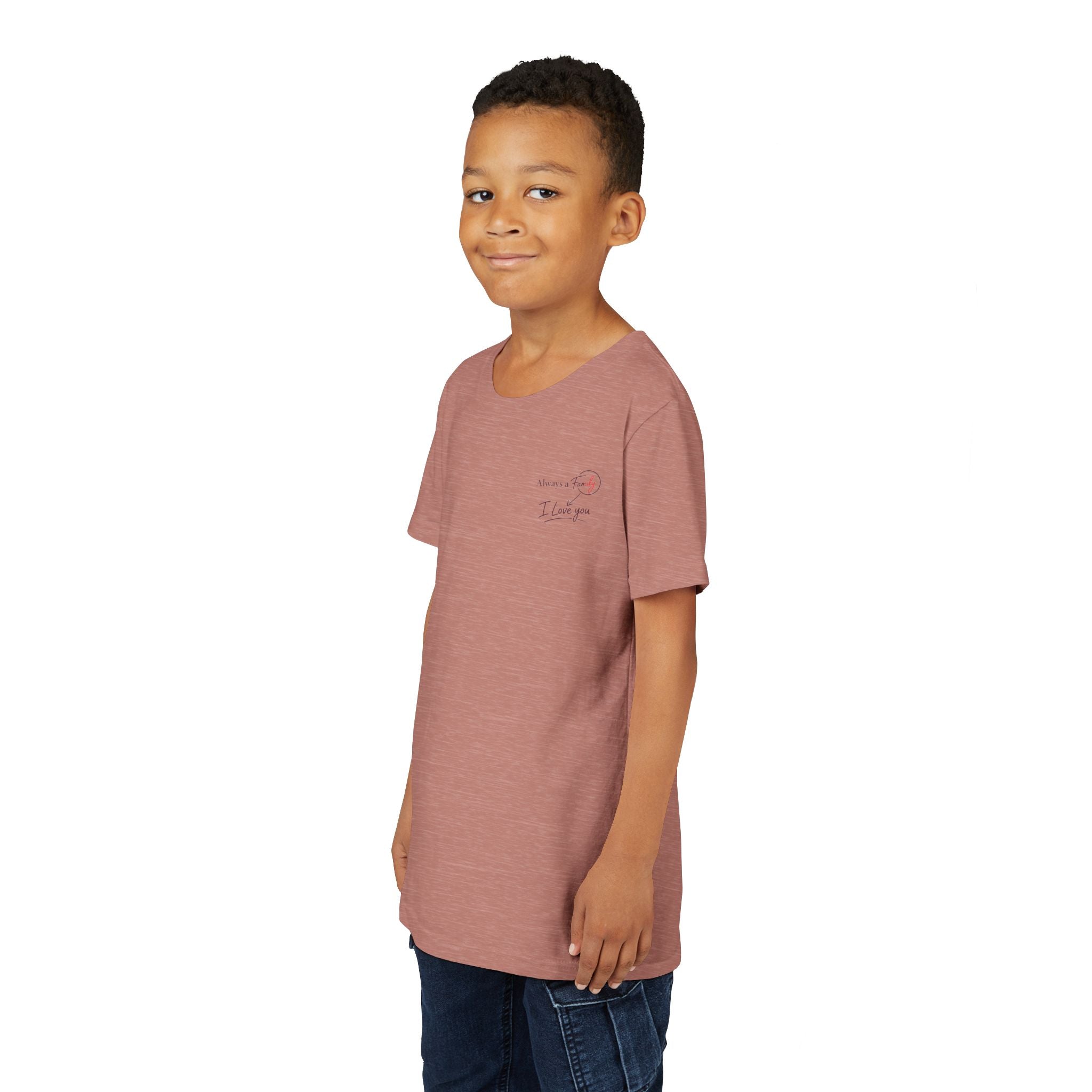 Always A Family Youth Tee — "Always A Family" Antler Logo Kids T-Shirt