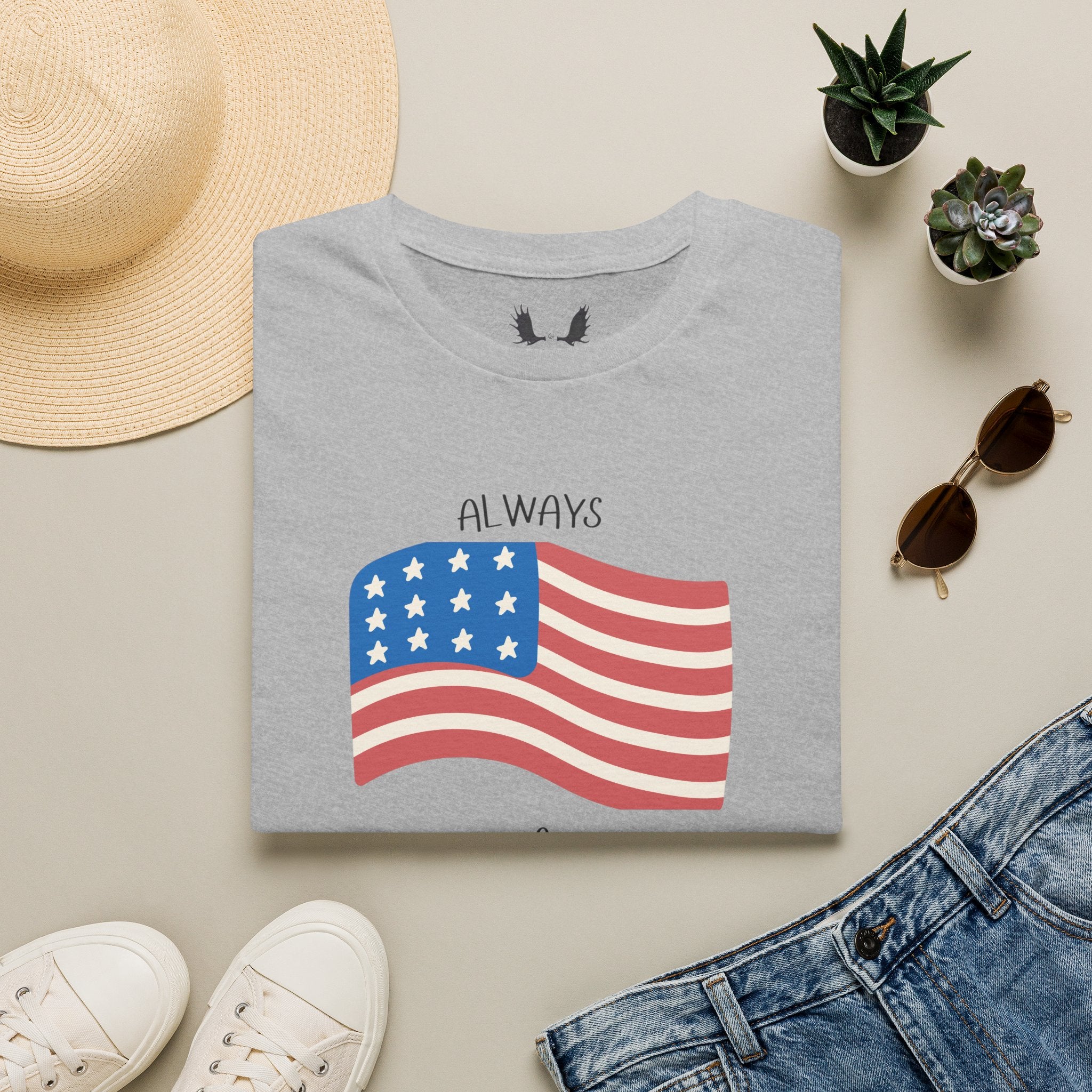 Always a Family Flag T-Shirt