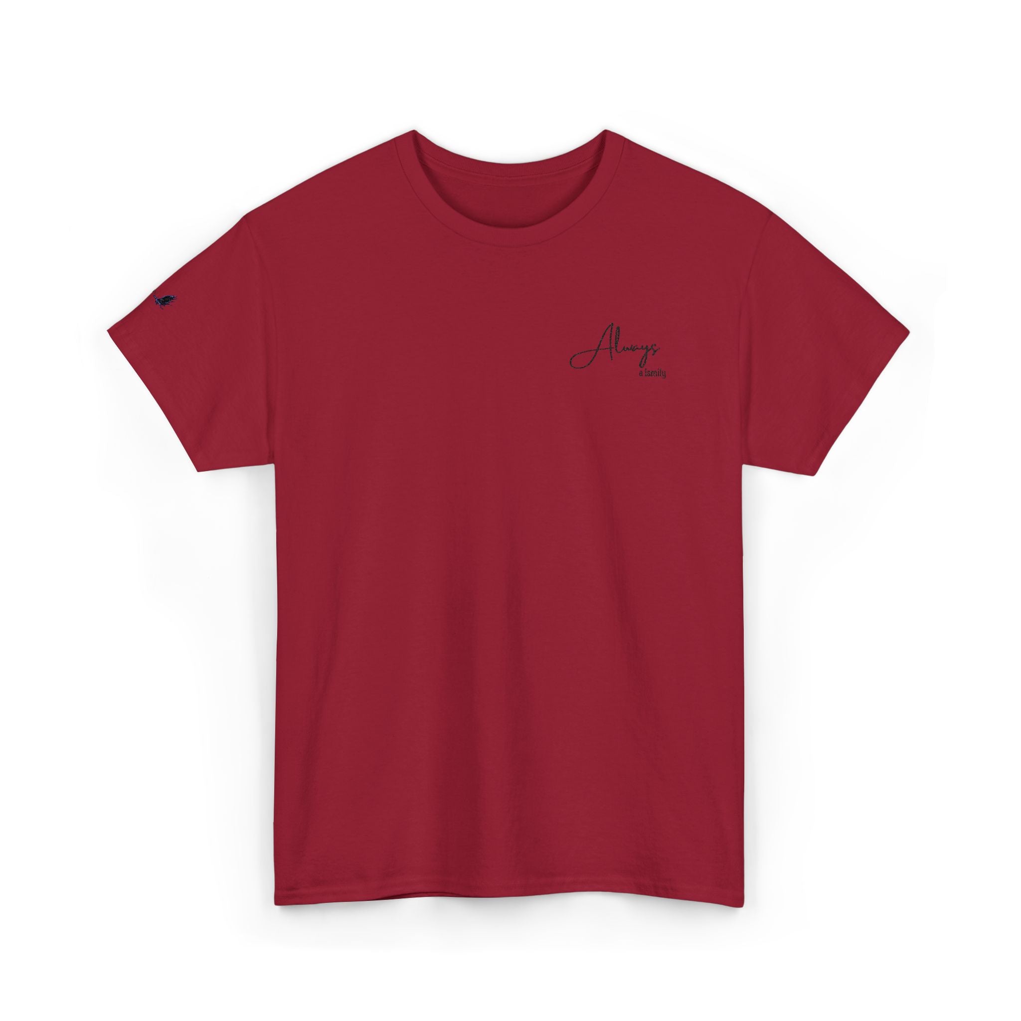 Classic 'Always' Script Tee — Minimalist White T-Shirt