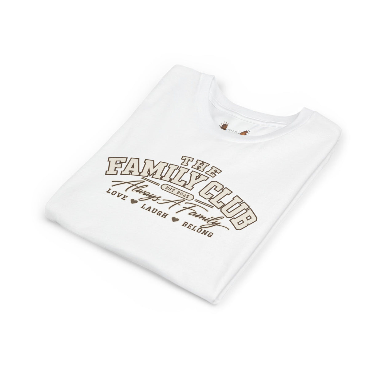 Youth Tee – "The Family Club" Always A Family Kids' Shirt