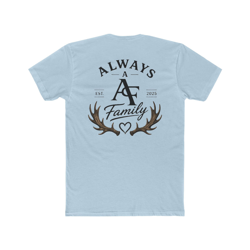 Always A Family T-Shirt — Antler Heart Logo Crew Tee