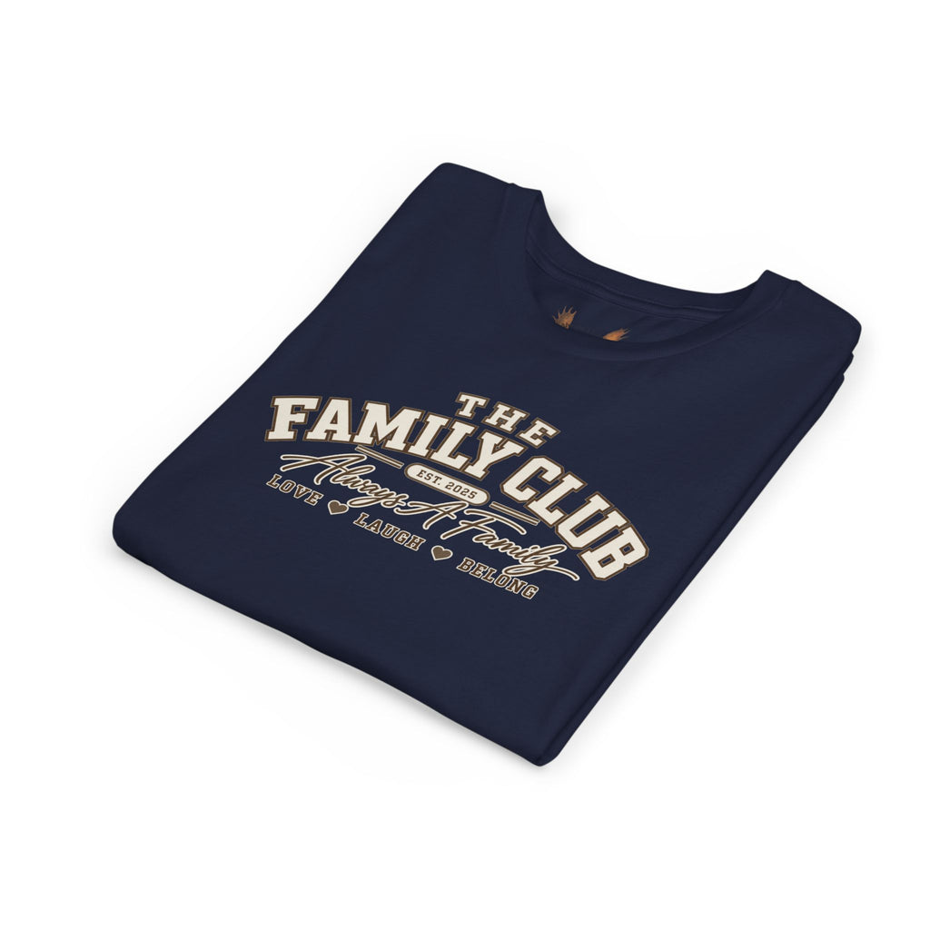 Youth Tee – "The Family Club" Always A Family Kids' Shirt
