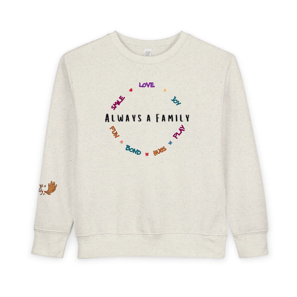 Always a Family Kids Crewneck