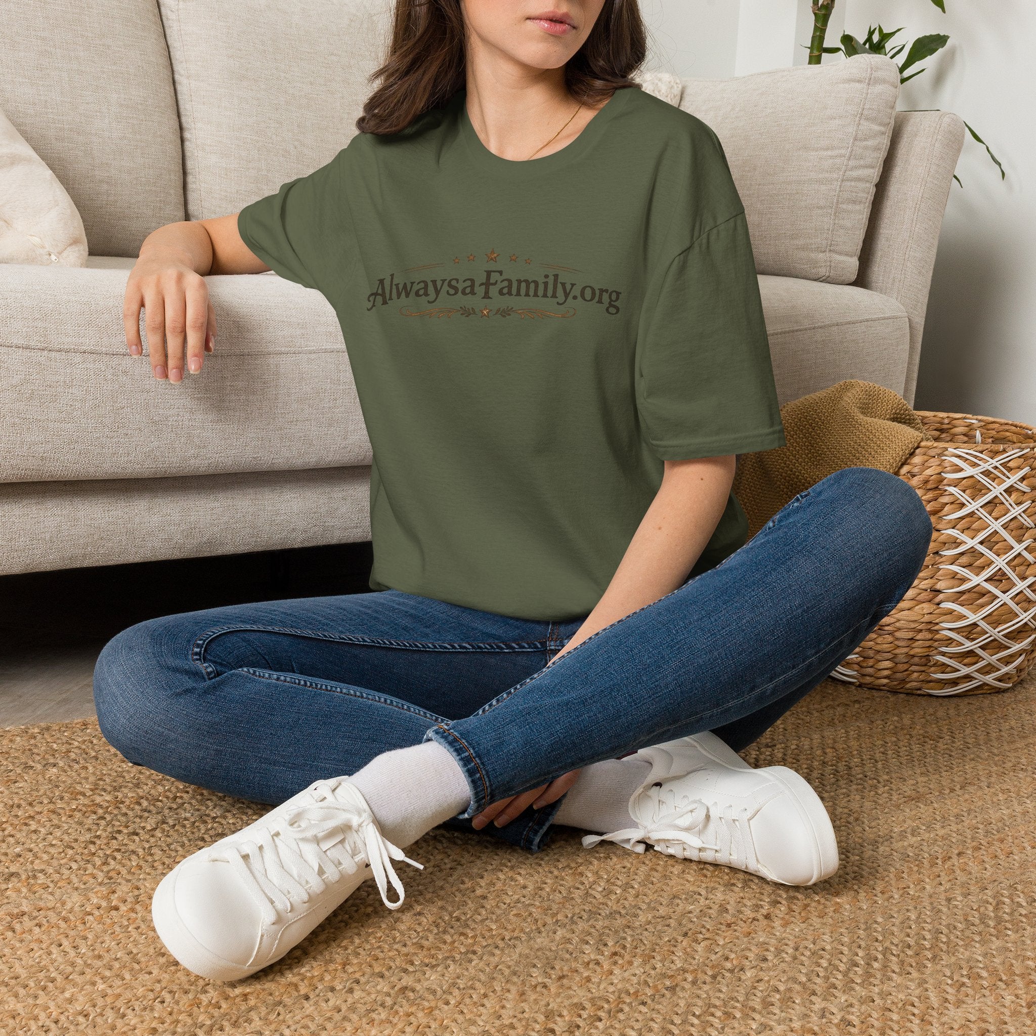 Always a Family.org T-Shirt — Family Support & Togetherness Tee
