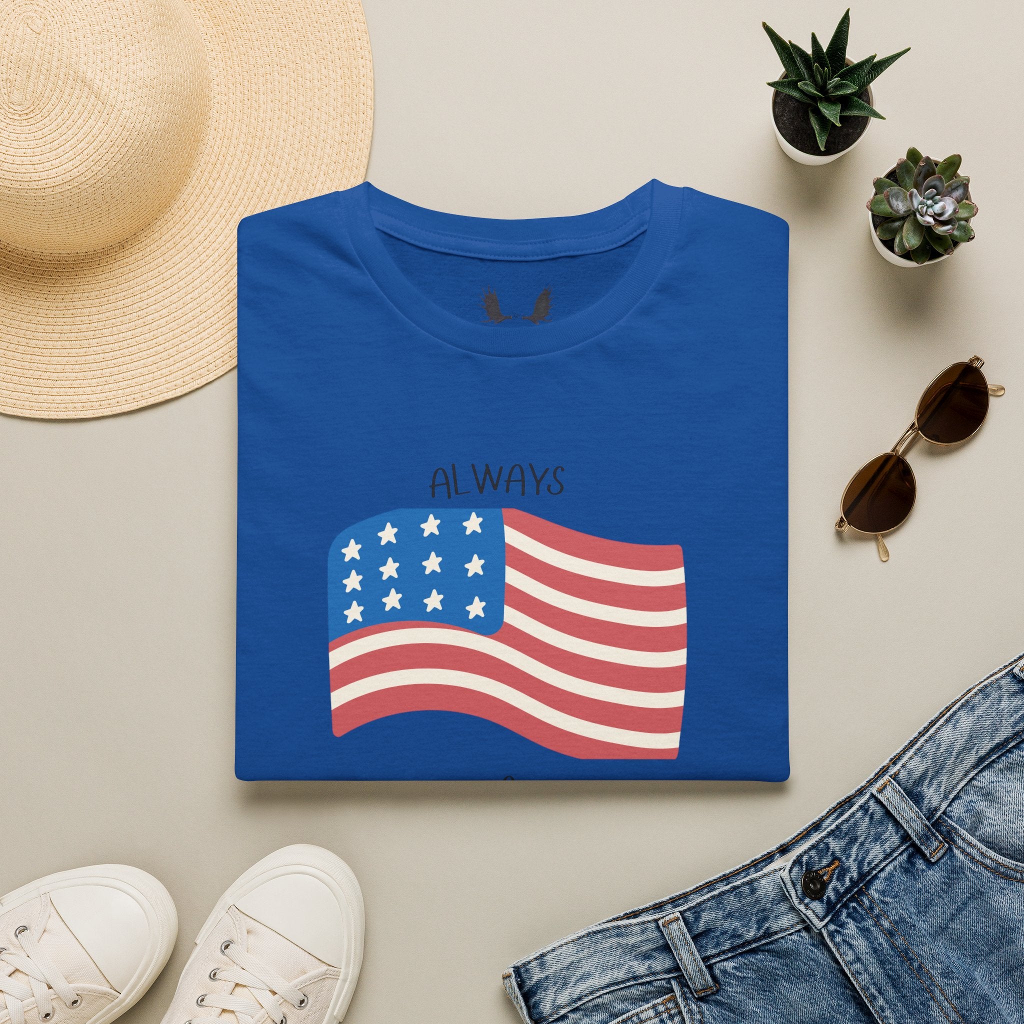 Always a Family Flag T-Shirt