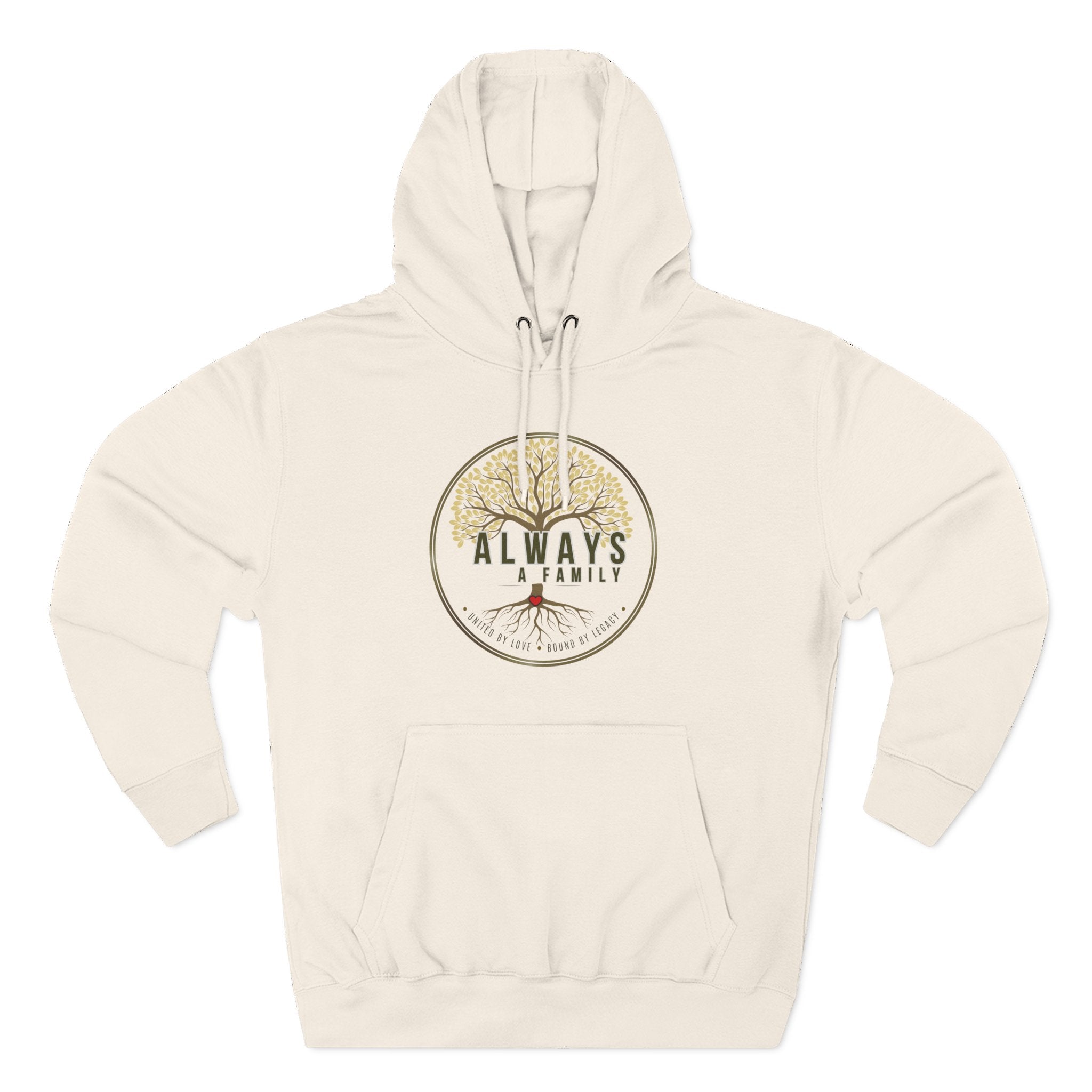 Always A Family Hoodie — 'United by Love, Bound by Legacy' Family Tree Pullover