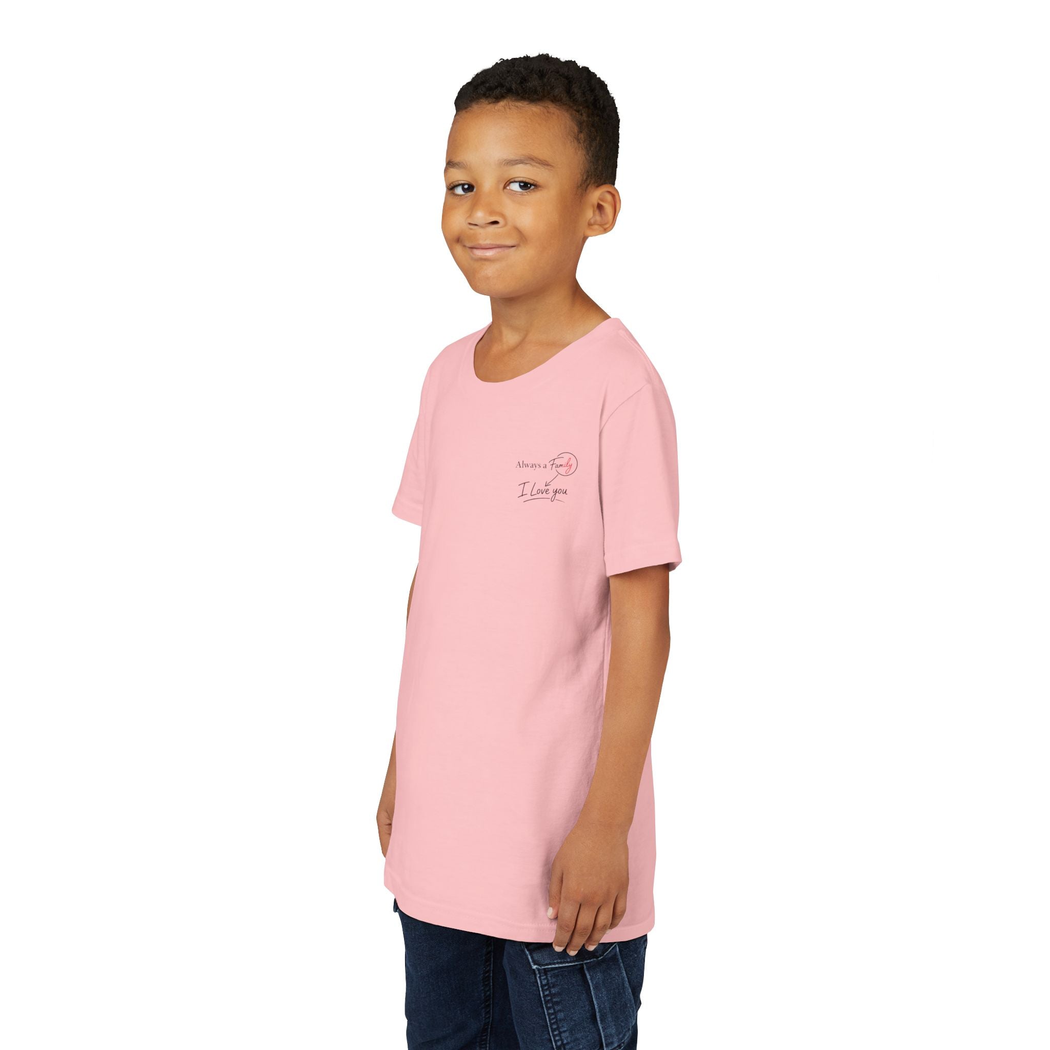 Always A Family Youth Tee — "Always A Family" Antler Logo Kids T-Shirt
