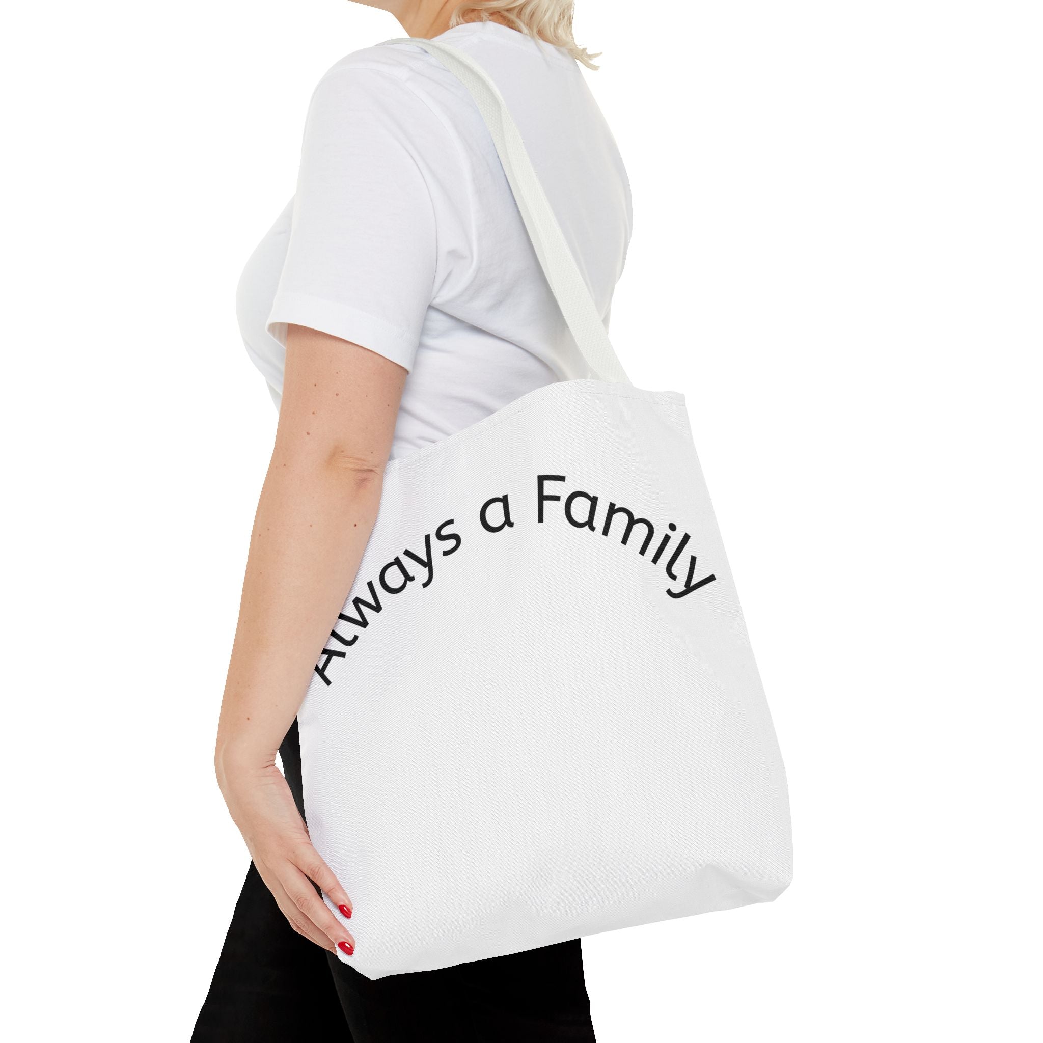 Tote — "Always a Family" Moose Antler Accent Tote Bag
