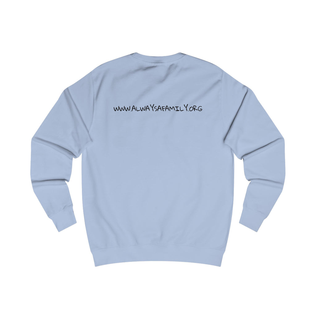 “From Two to Three Always”  Family Crewneck