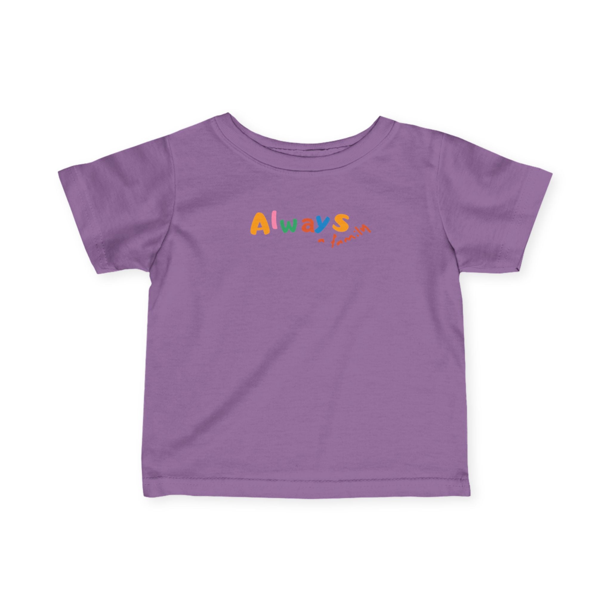 Infant Tee — "Always a Laugh" Colorful Playful Baby T‑Shirt
