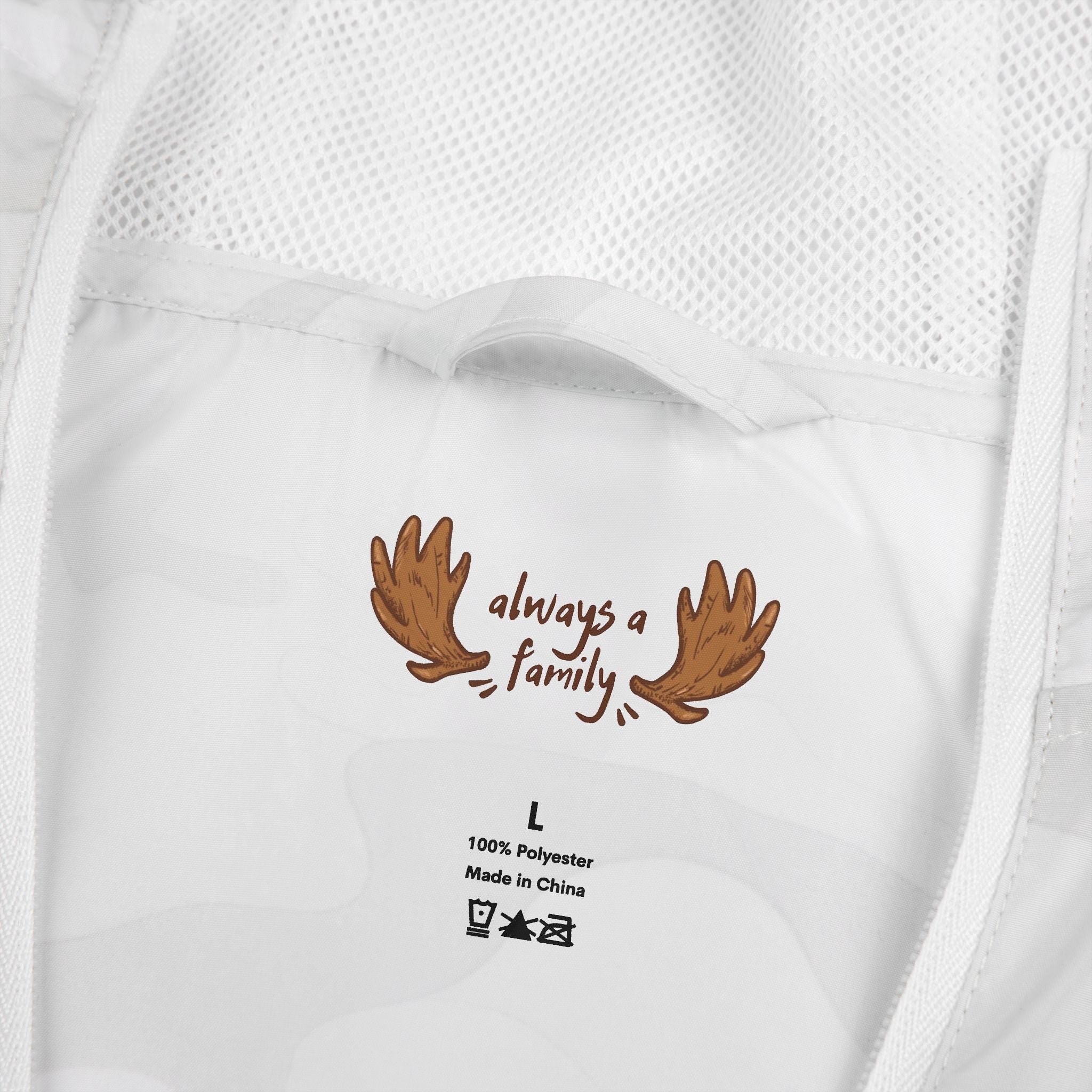Red Heart Always a Family Windbreaker Jacket