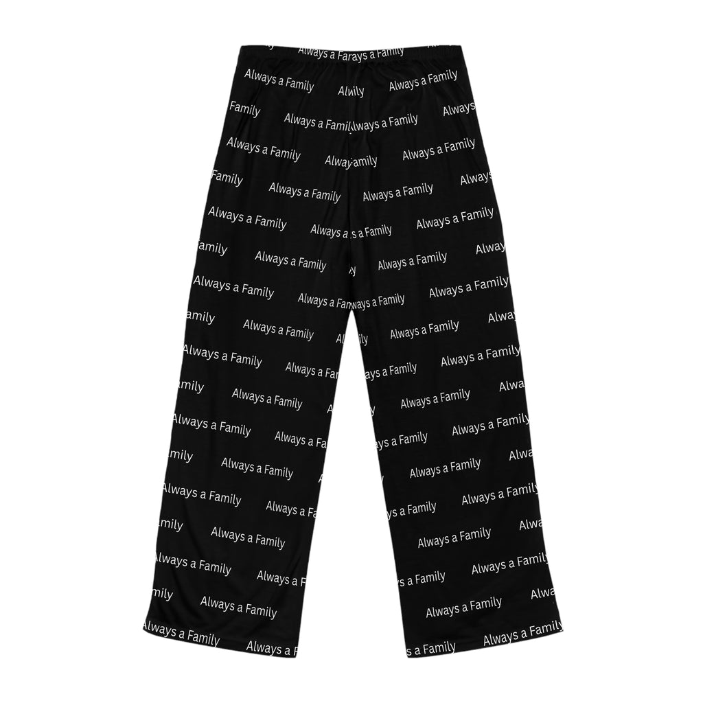 Always a Family Women's Pajama Pants — Black All-Over Print Cozy Lounge Bottoms