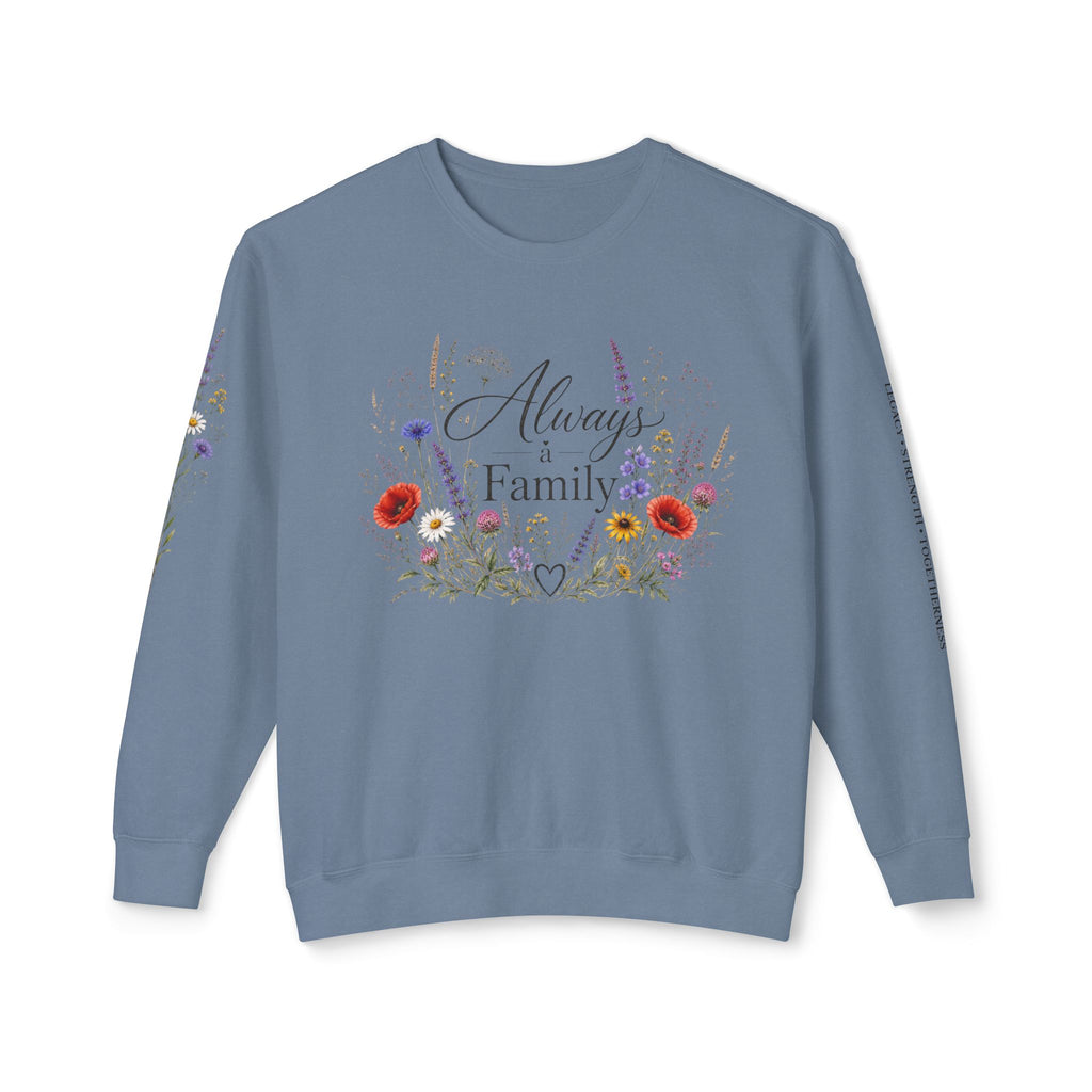 Always Family Floral Crewneck Sweatshirt